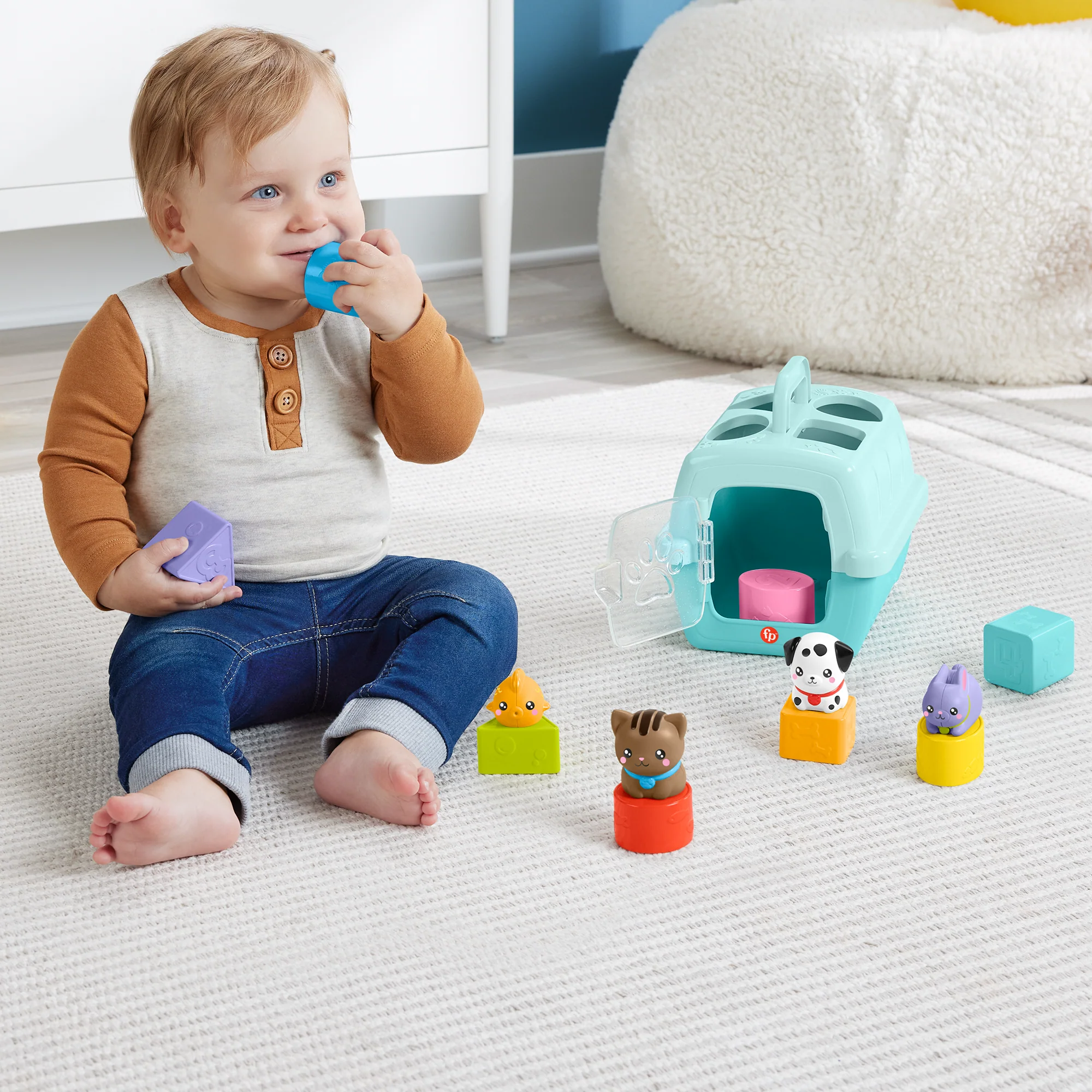 Fisher-Price®-Trieur Caisse de Transport D’Animaux-Trieur 8Blocs - Image 2