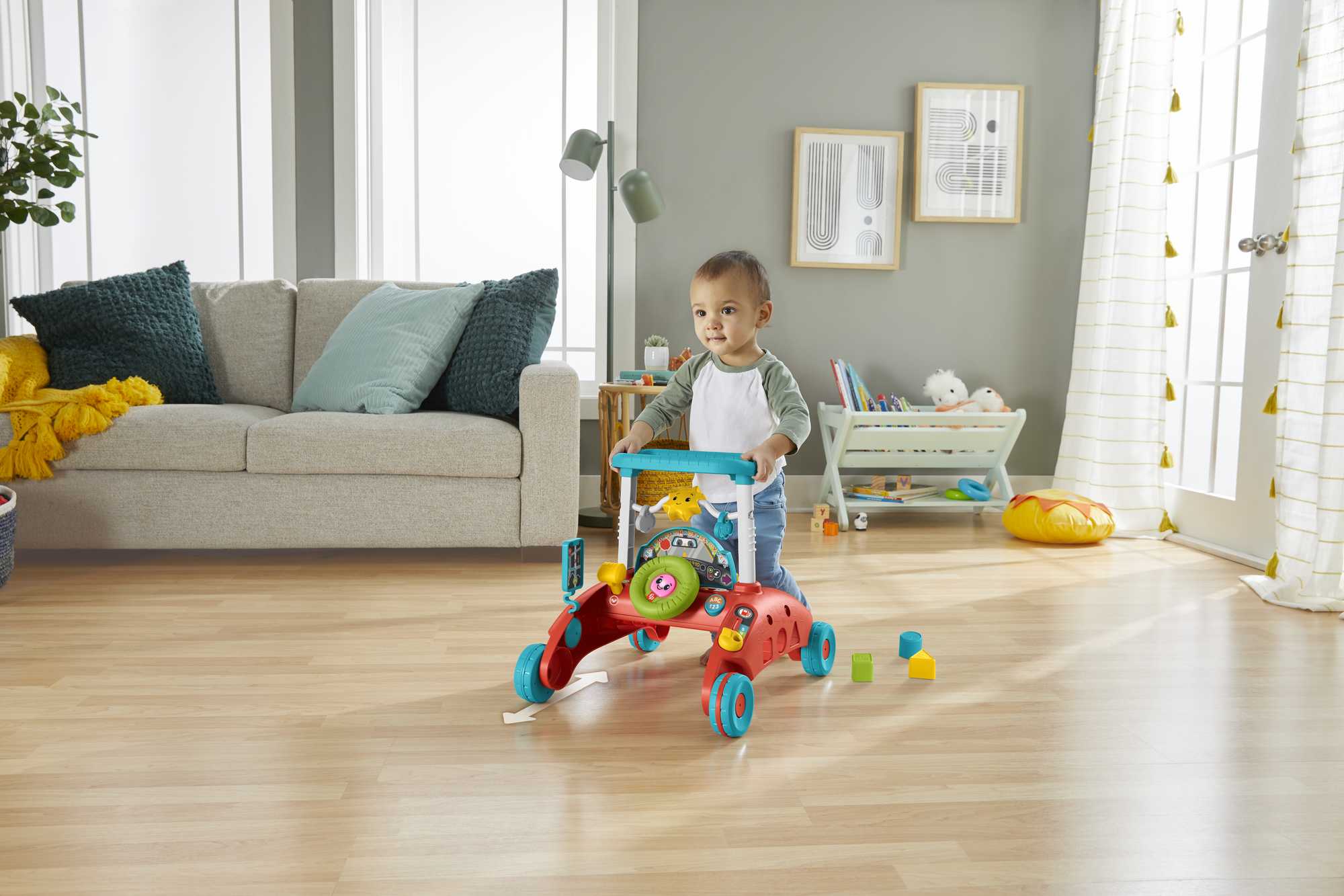 Fisher-Price Trotteur Steady Speed à 2 Côtés Version Anglaise et Française - Image 2