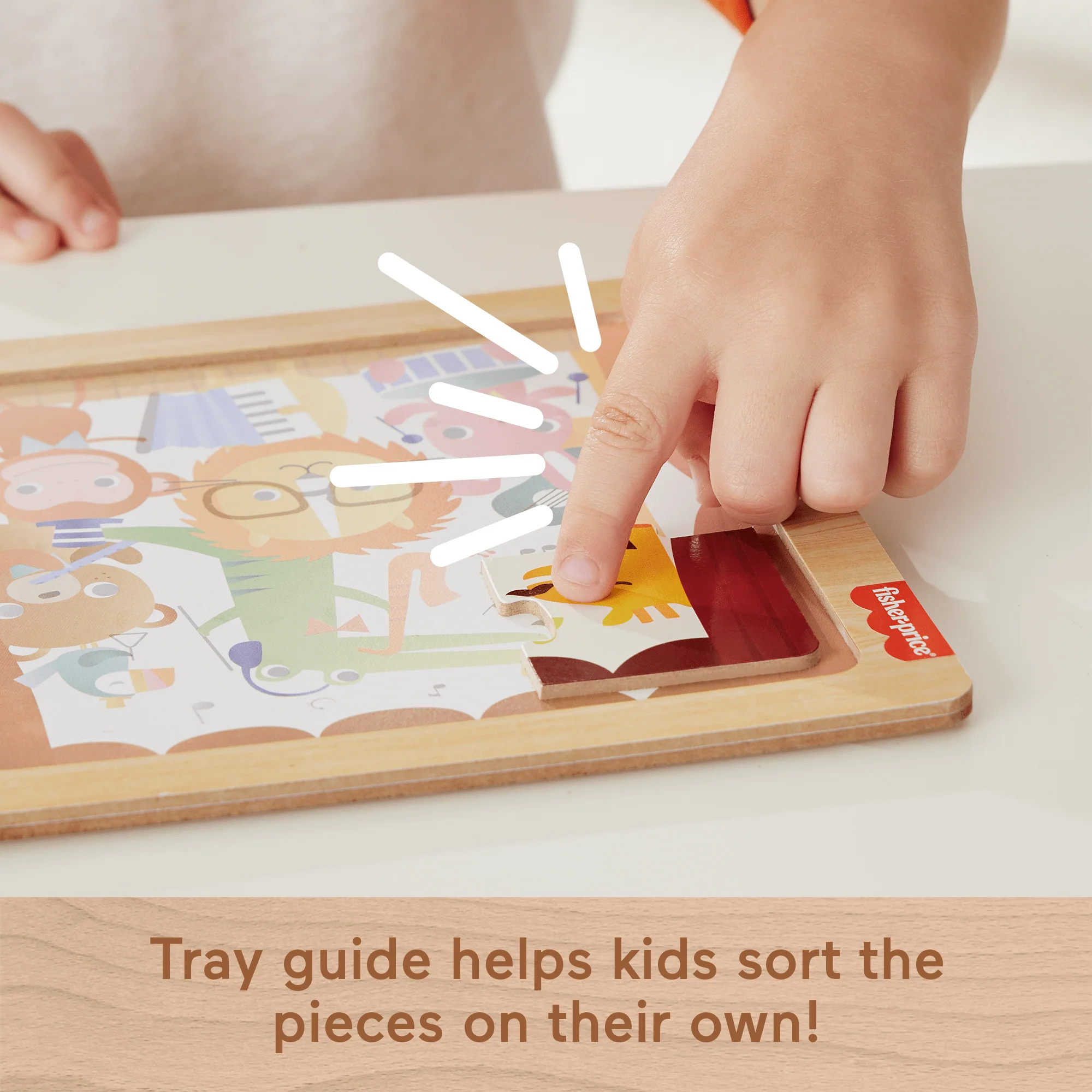 Fisher-Price Wooden Jigsaw Puzzle Collection For Toddlers & Preschool Kids, Style May Vary - Image 3