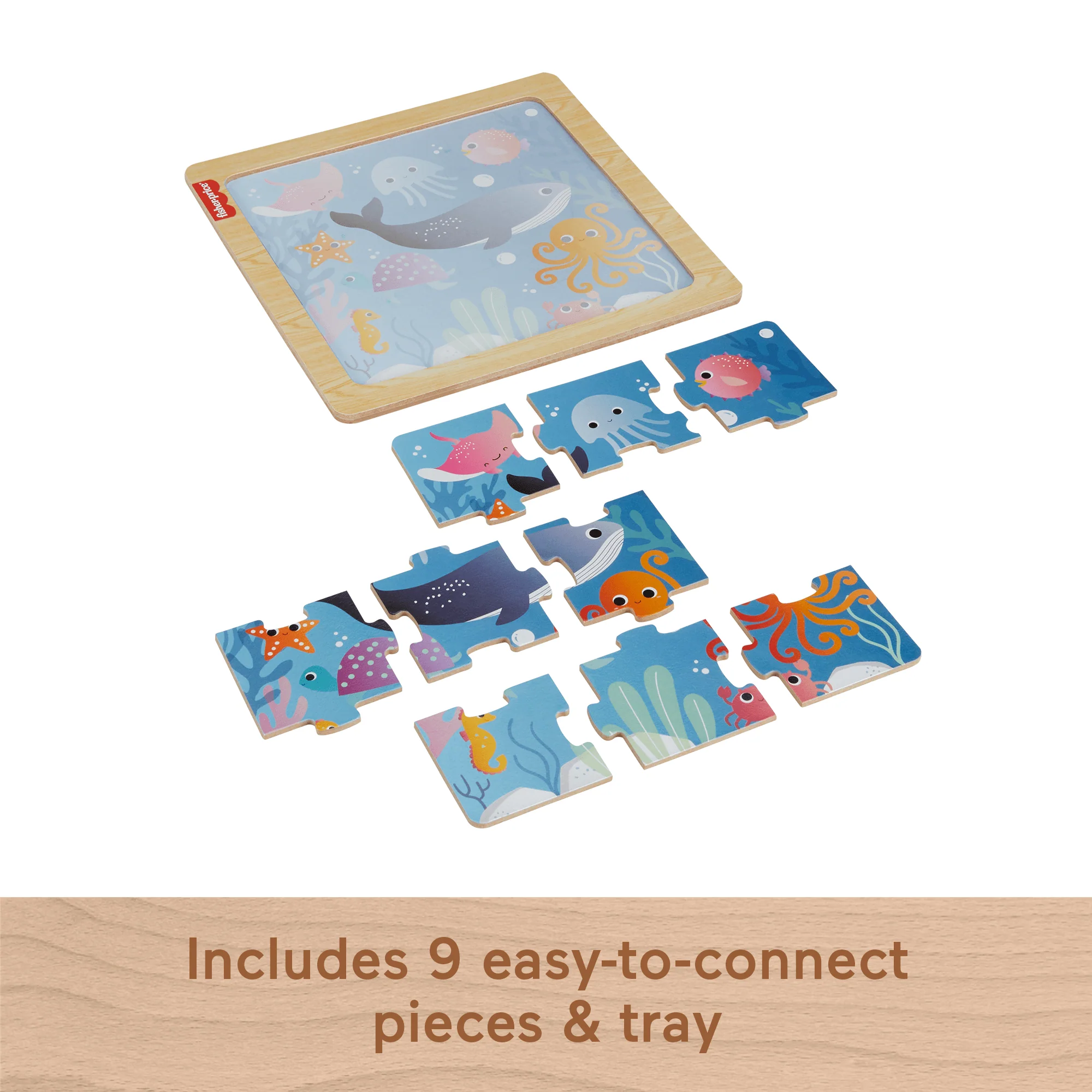 Fisher-Price Wooden Jigsaw Puzzle Collection For Toddlers & Preschool Kids, Style May Vary - Image 4