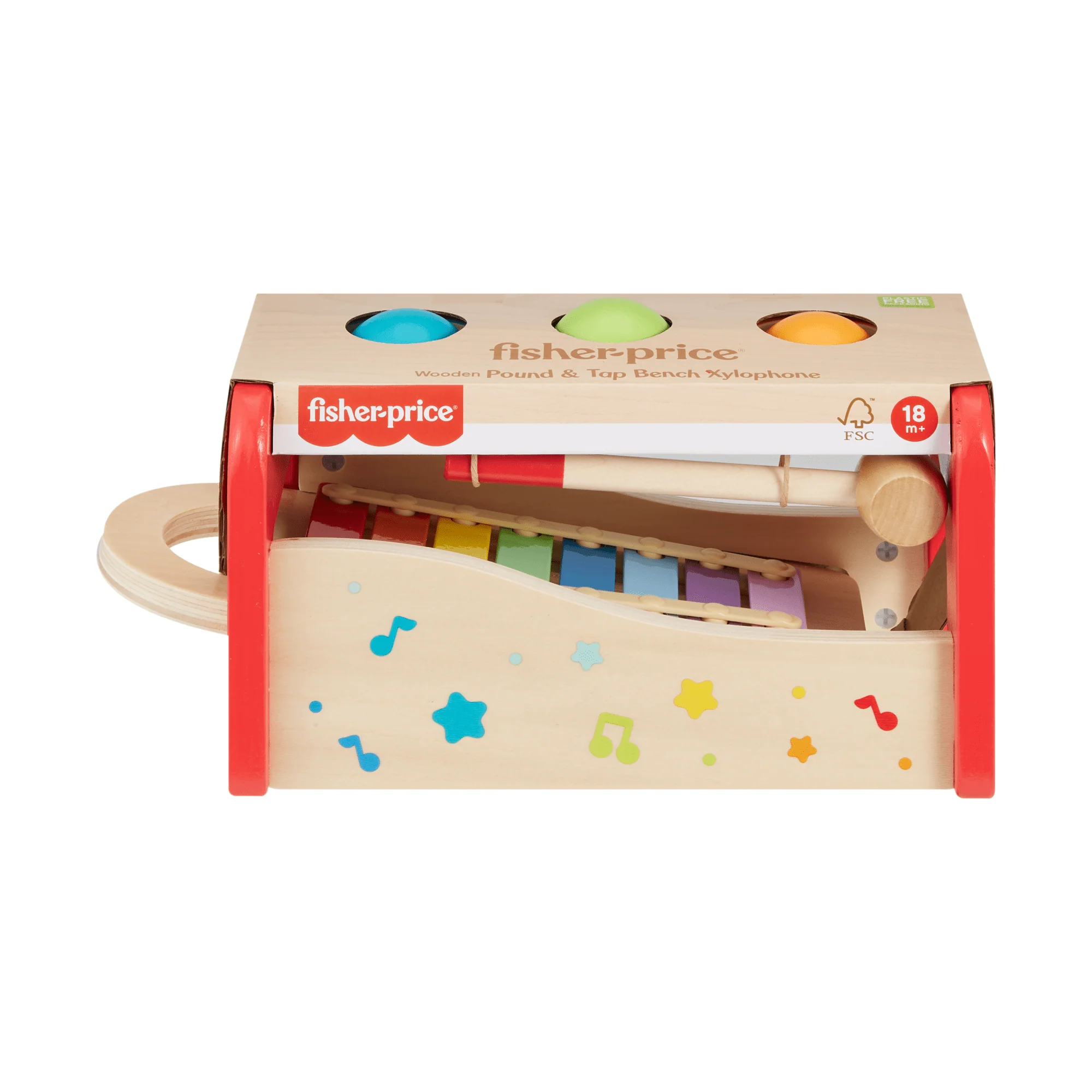 Fisher-Price® Xylophone Bim Bam, Instrument de Musique, 6 Éléments - Image 4