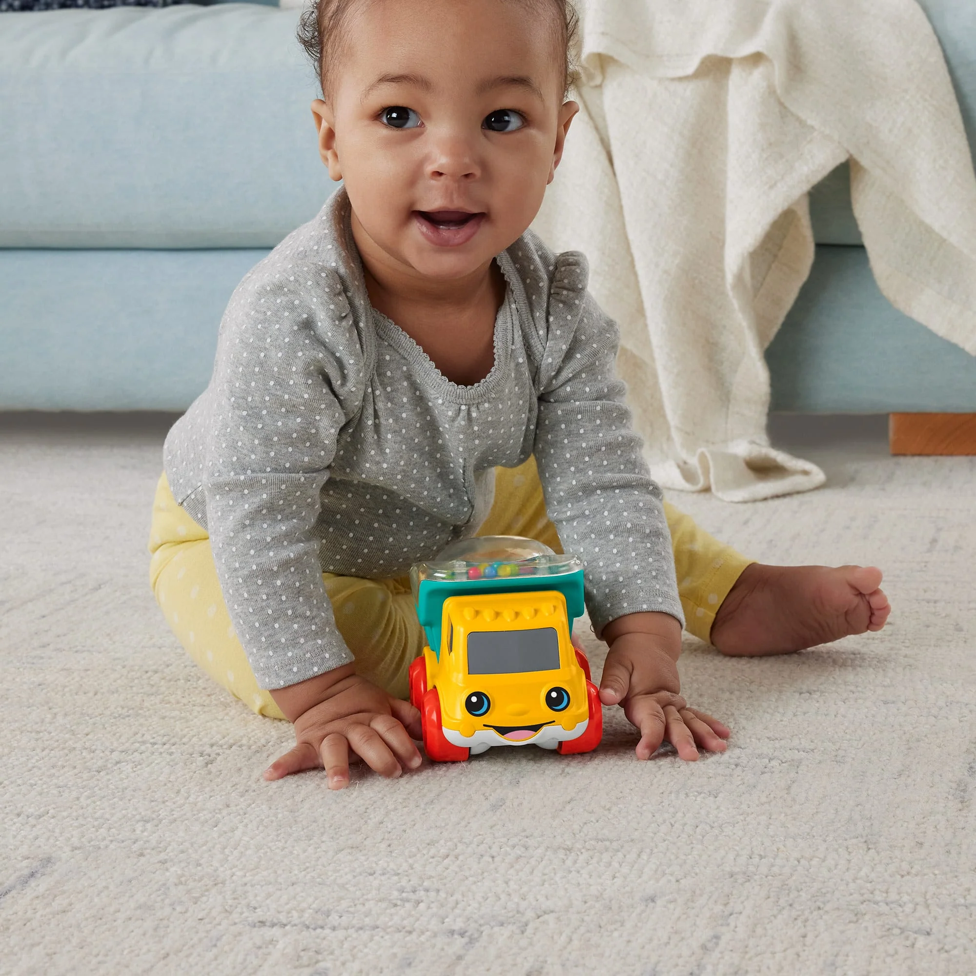 Fisher-Price  Camion-Benne Roulis-Boulis, Jouet à Pousser Avec Perles - Image 2