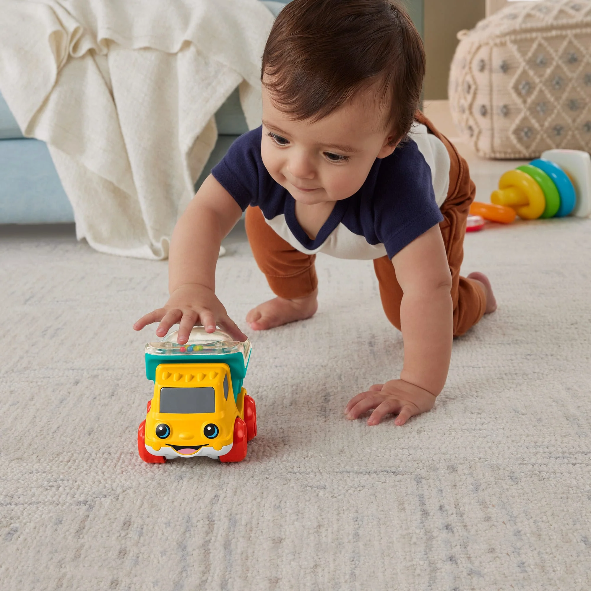 Fisher-Price  Camion-Benne Roulis-Boulis, Jouet à Pousser Avec Perles - Image 3