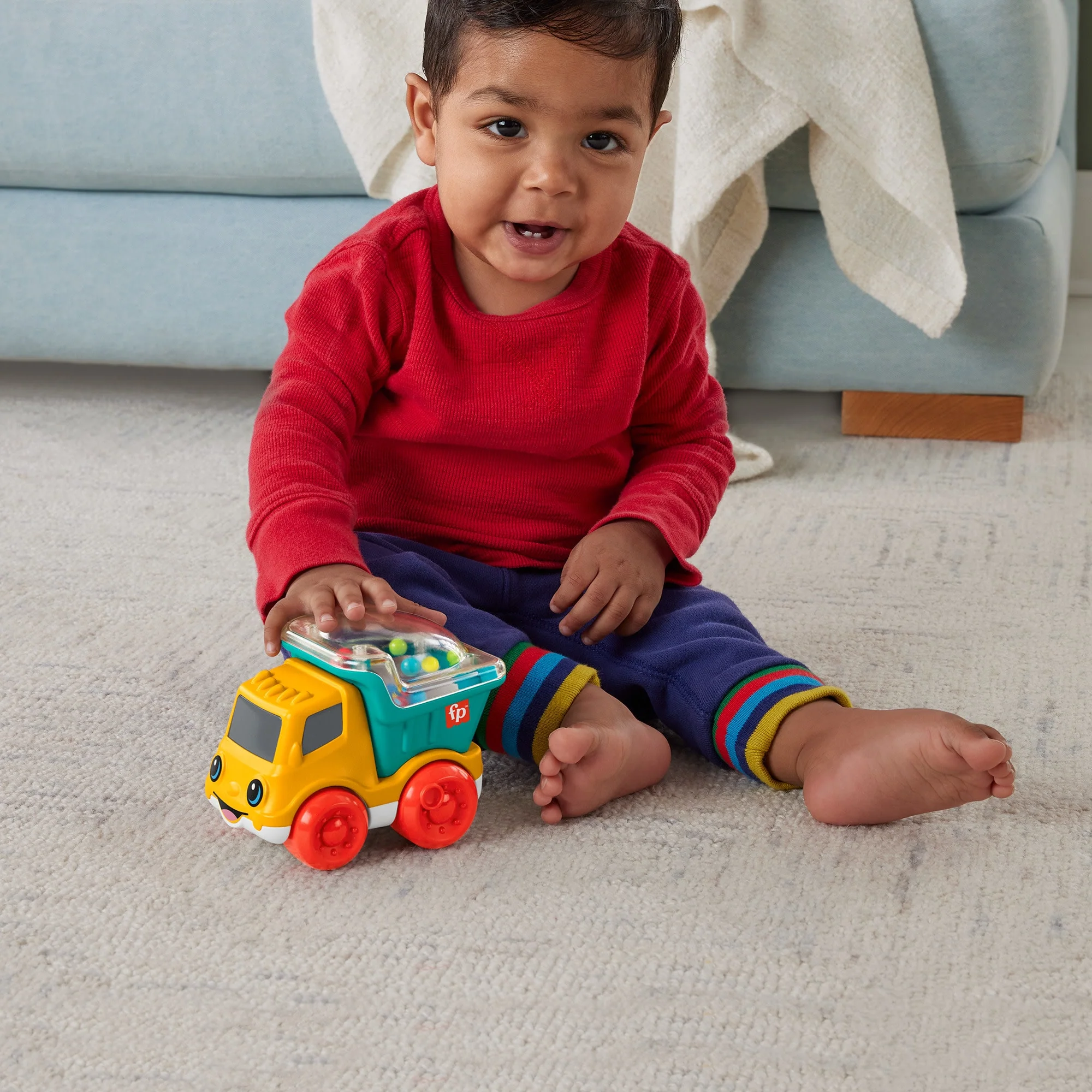 Fisher-Price  Camion-Benne Roulis-Boulis, Jouet à Pousser Avec Perles - Image 4