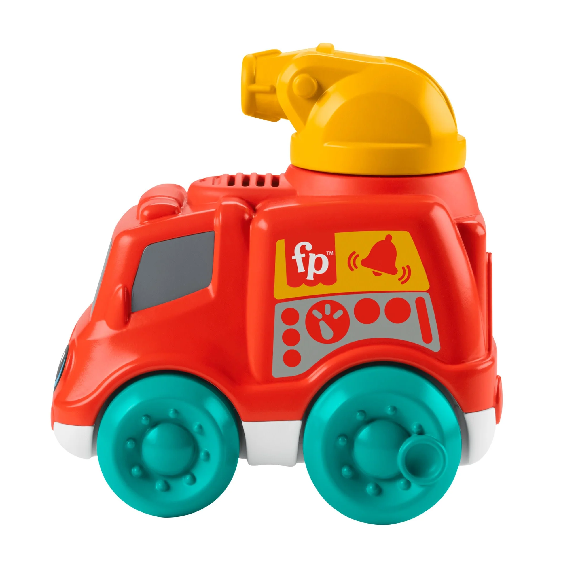 Fisher-Price  Camion de Pompiers Sonore, Jouet à Pousser Pour Bébés - Image 6
