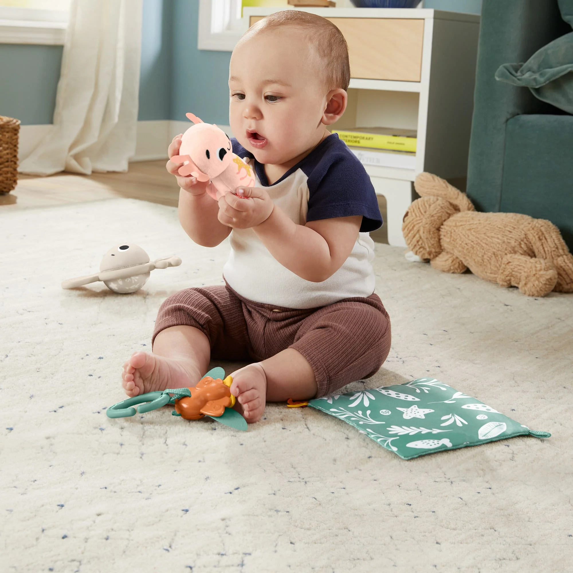 Fisher Price  Coffret-Cadeau Le Monde des Sens, 4Jouets Sensoriels - Image 2