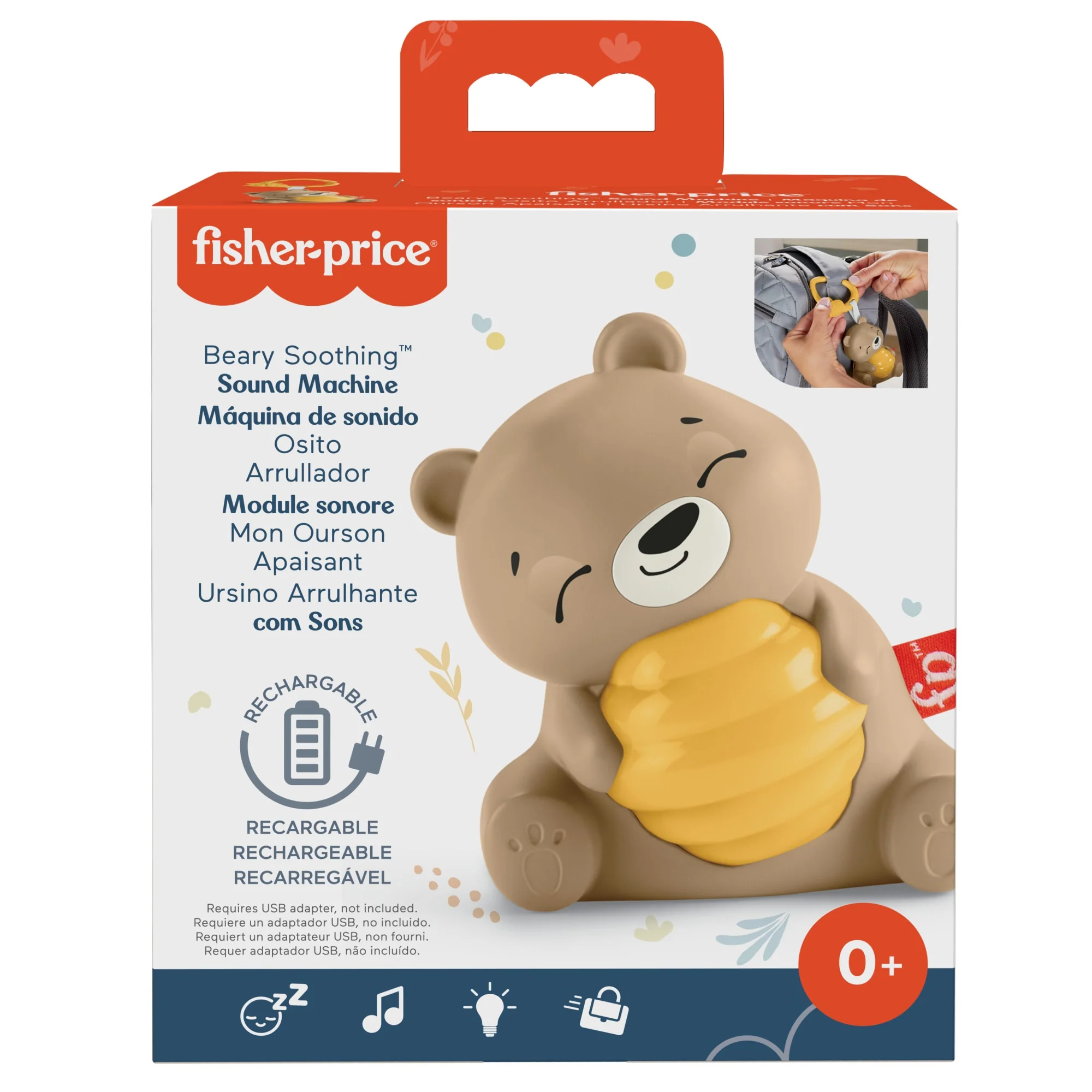 Fisher-Price  Module Sonore Mon Ourson Apaisant, Minuterie Personnal. - Image 6