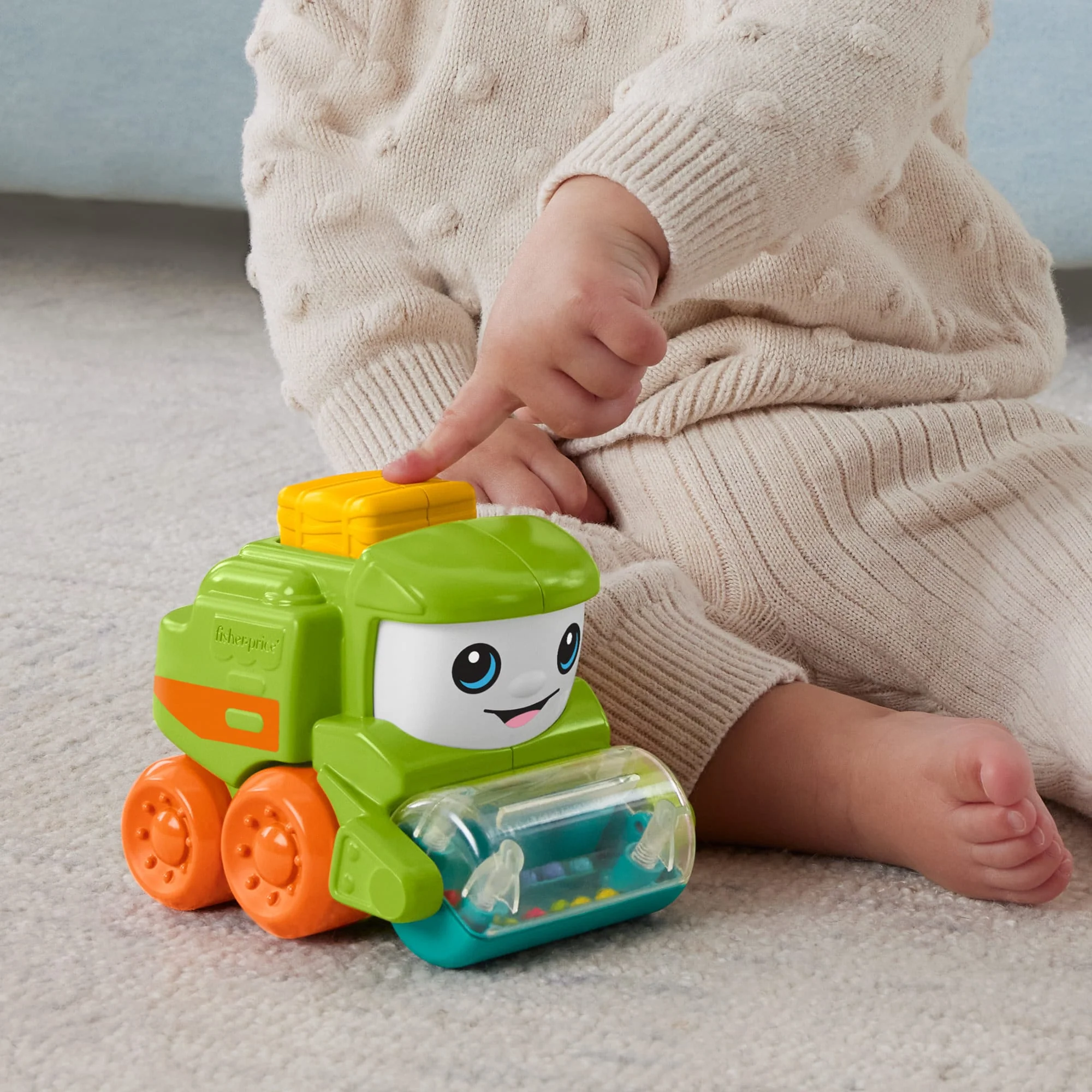 Fisher-Price Moissonneuse, Jouet à Pousser Pour Bébés, Motricité Fine - Image 3