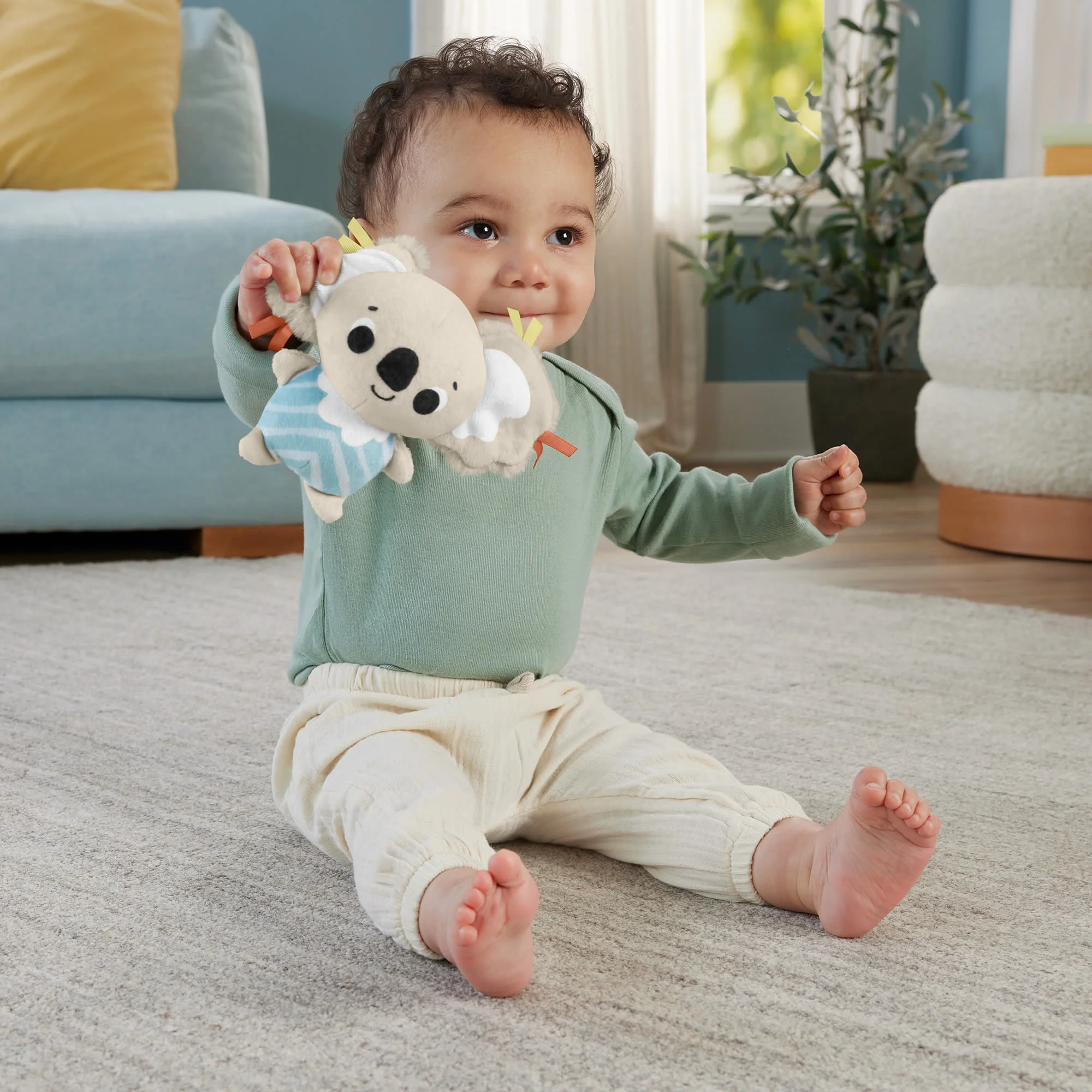 Fisher-Price  Mon Tapis D’Éveil Sensimals, 6Jouets Sensoriels - Image 4
