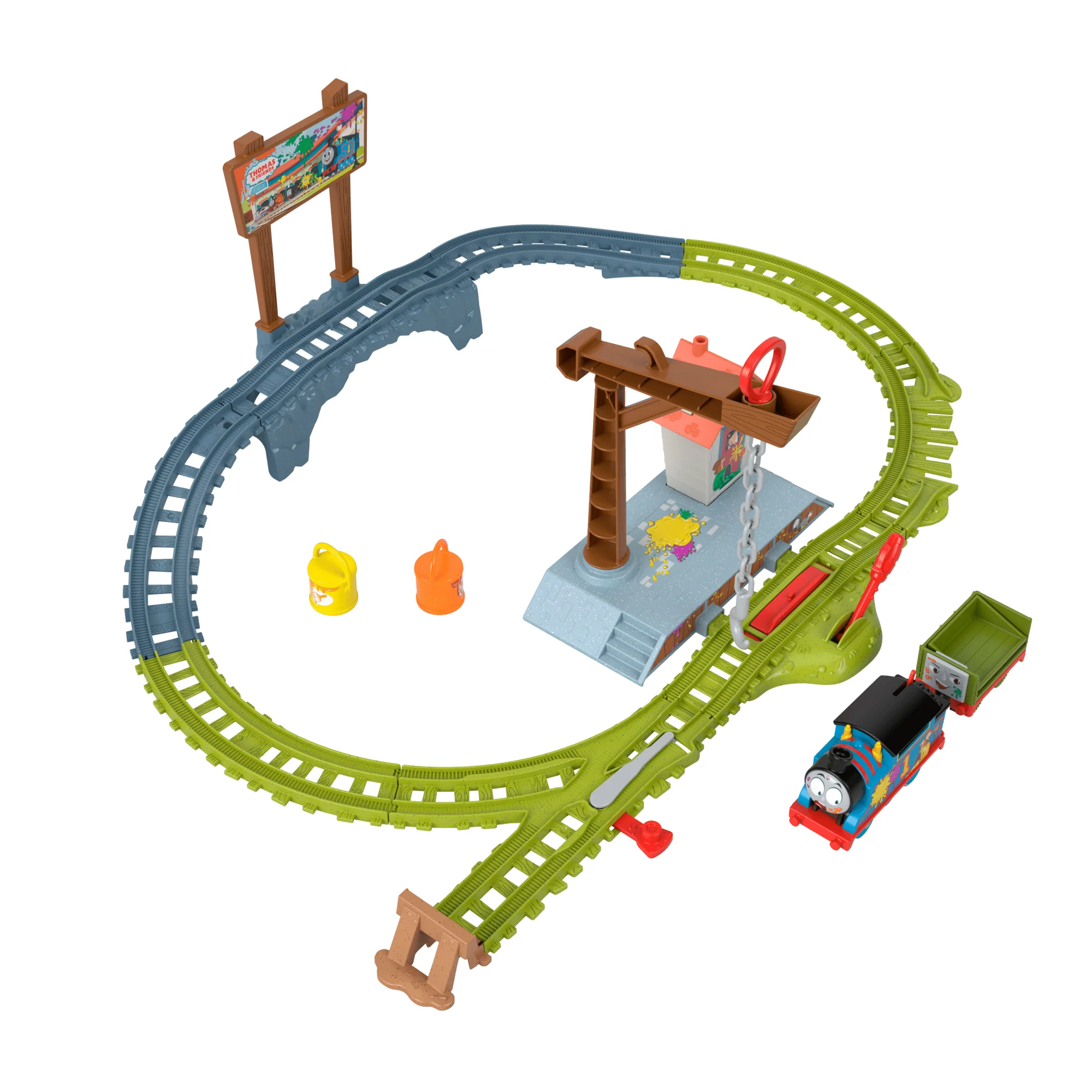 Thomas et ses Amis Coffret Train et Piste Livraison de Peinture