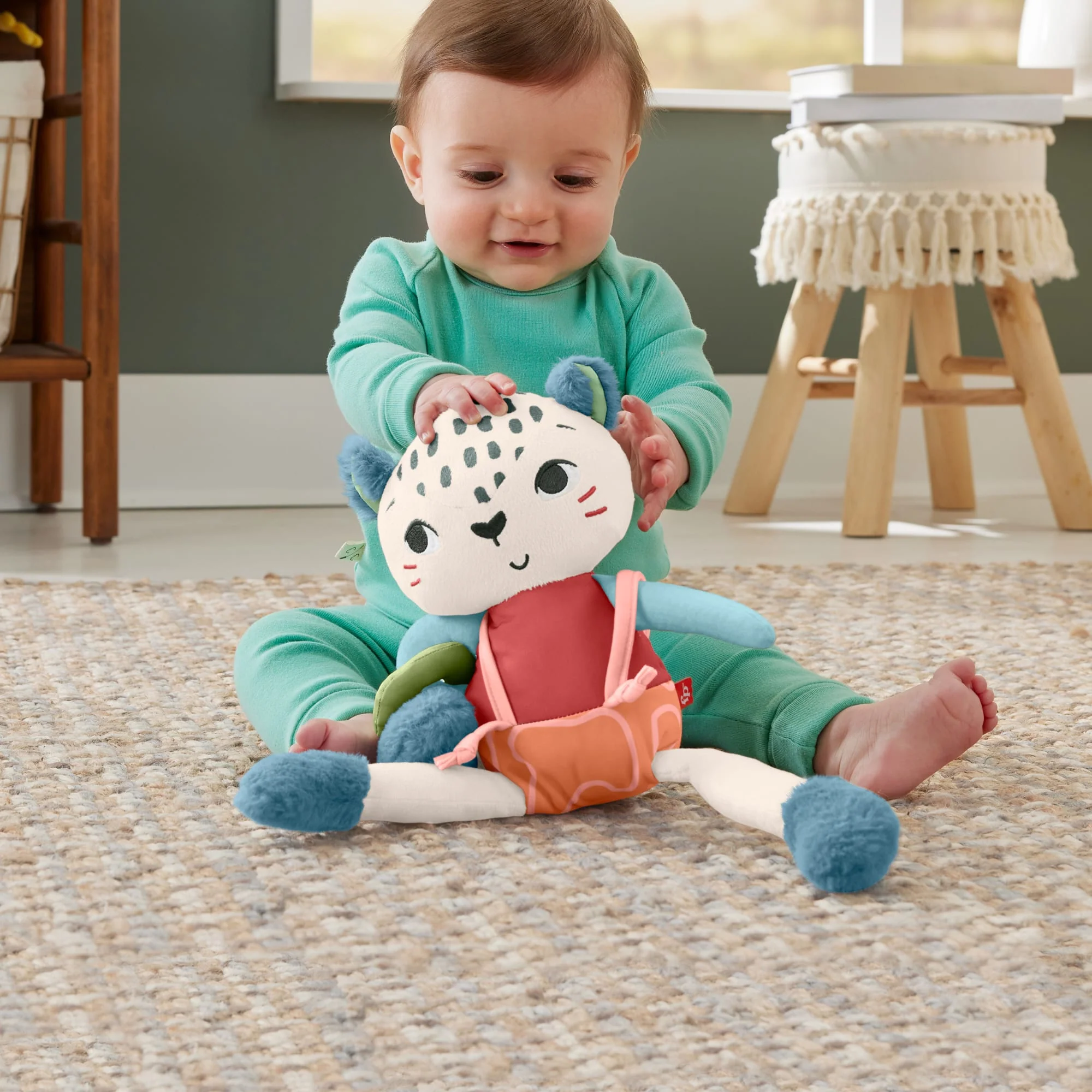 Fisher-Price Planet Friends Uncia, Mon Léopard des Neiges, Sensoriel - Image 3
