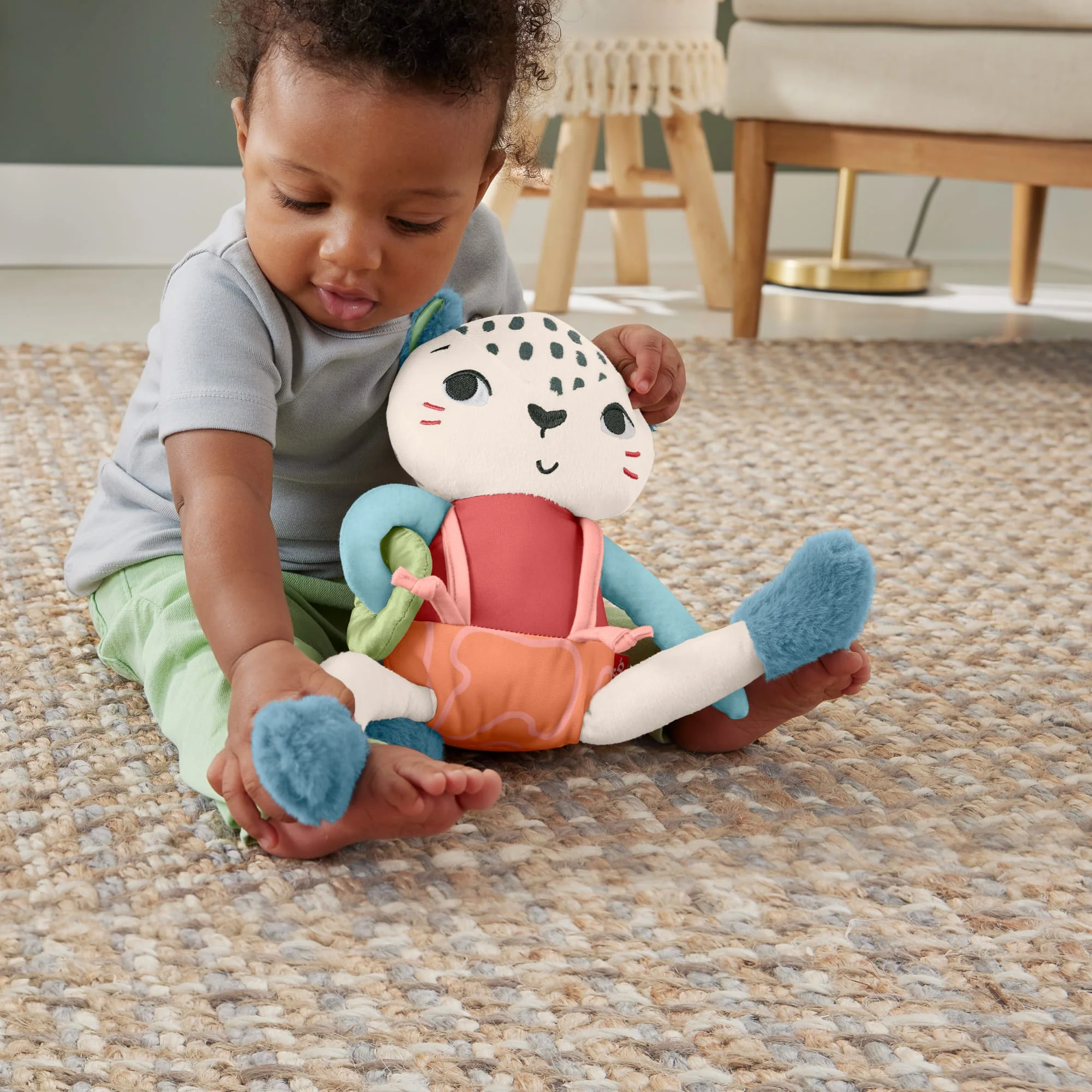 Fisher-Price Planet Friends Uncia, Mon Léopard des Neiges, Sensoriel - Image 4