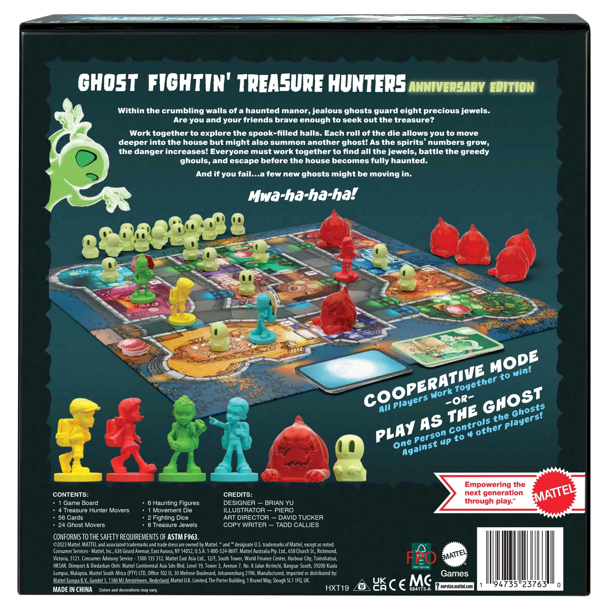 Ghost Fightin’ Treasure Hunters Anniversary Edition Board Game, Cooperative Family Game With 2 Ways To Play For 2-5 Players - Image 2