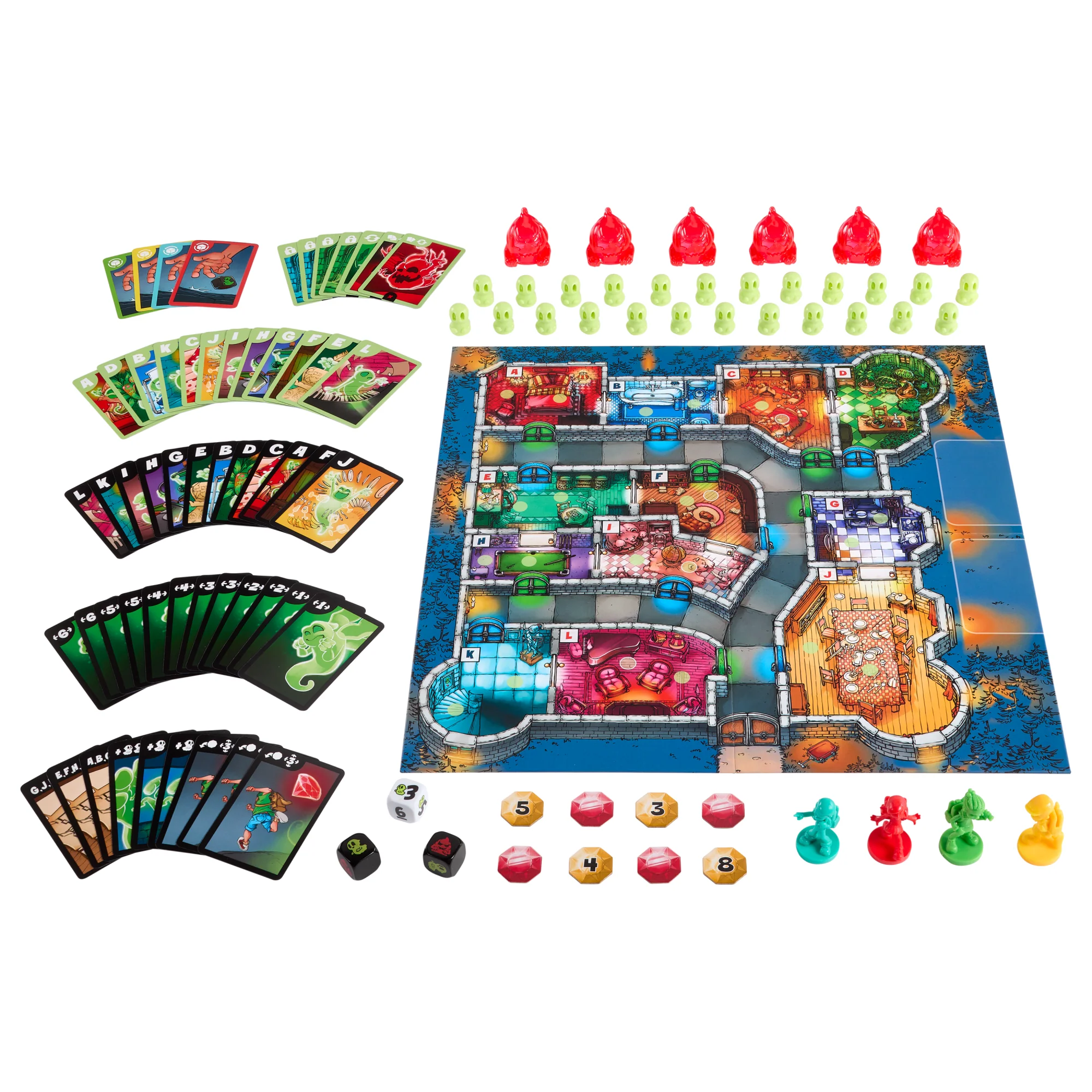 Ghost Fightin’ Treasure Hunters Anniversary Edition Board Game, Cooperative Family Game With 2 Ways To Play For 2-5 Players - Image 5