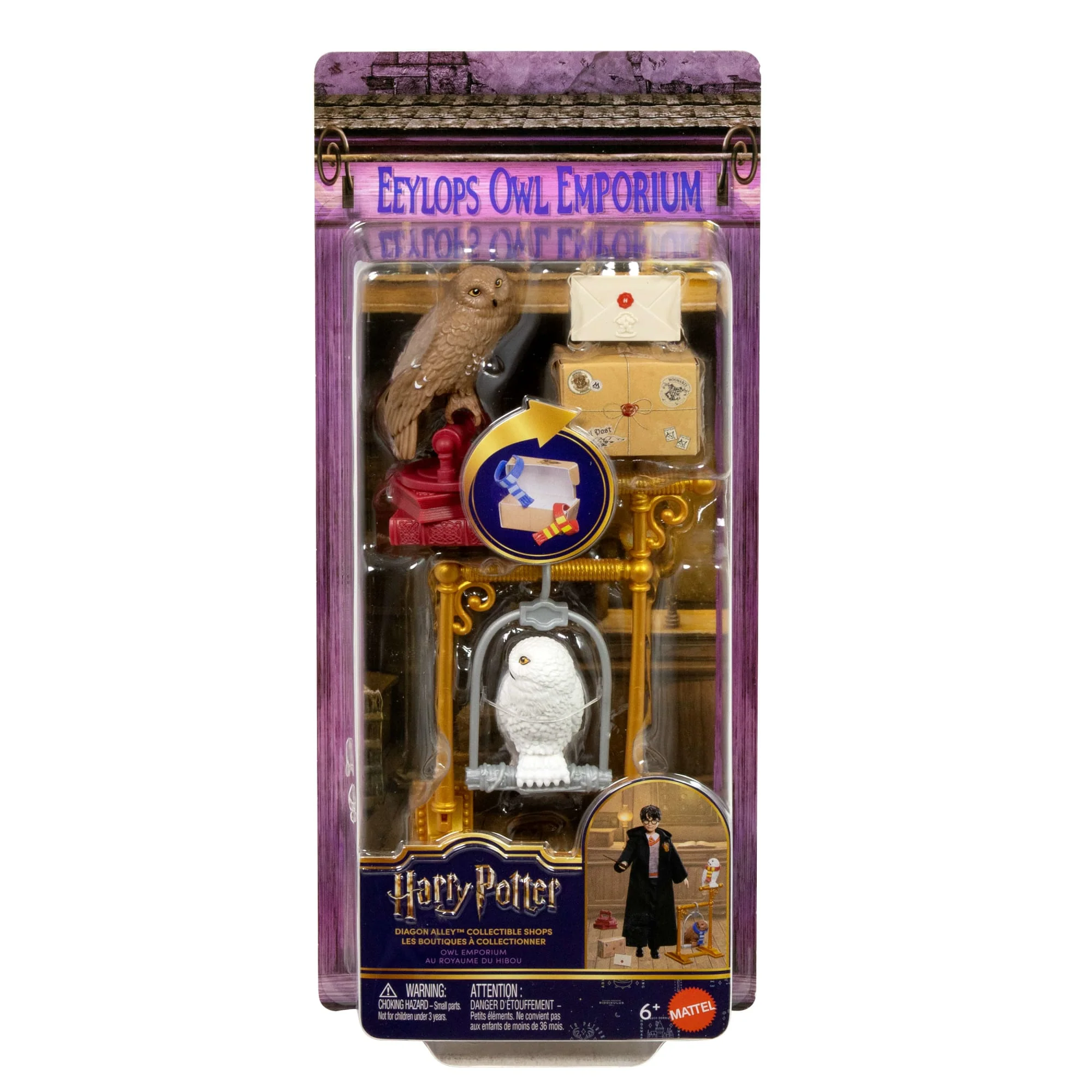 Harry Potter Diagon Alley Collectible Shops, Owl Emporium Movie-Inspired Accessories & Surprises - Image 6