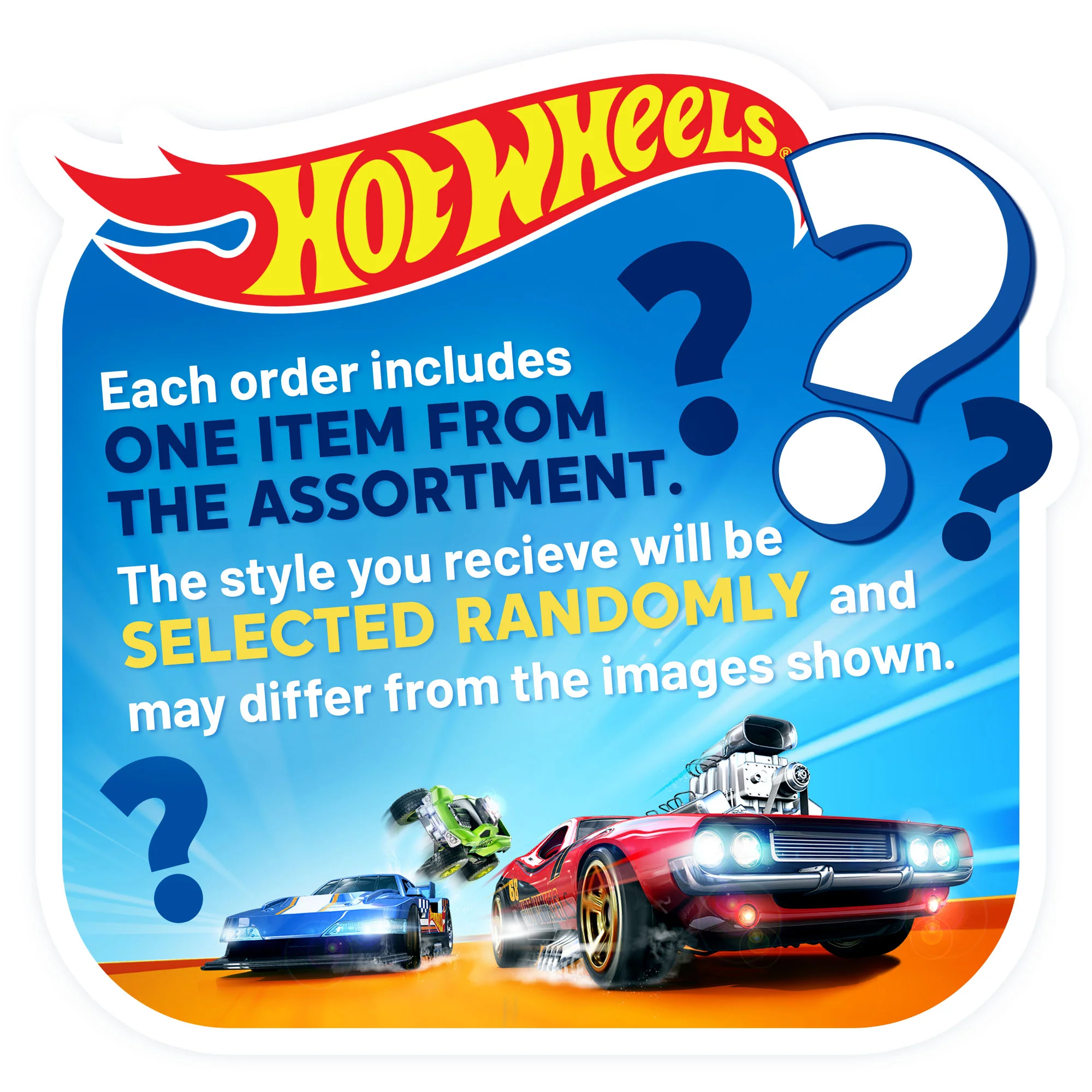Hot Wheels 1:64 Scale Toy Cars & Trucks, 3-Pack - Image 3