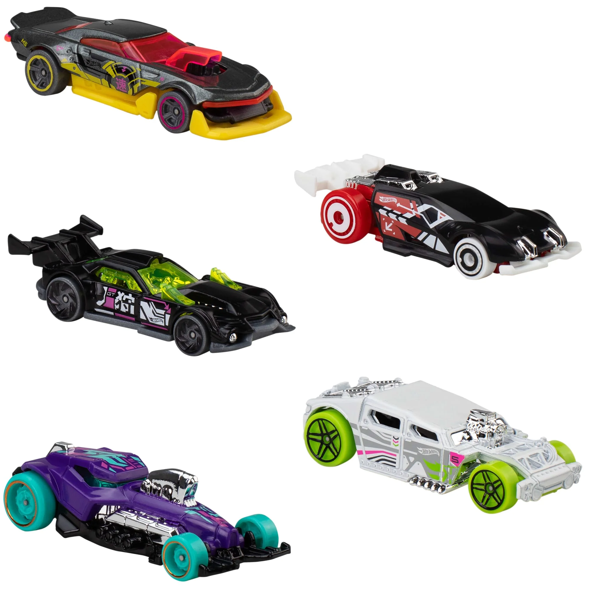Hot Wheels Cars, 5-Pack Of Die-Cast Toy Cars Or Trucks in 1:64 Scale - Image 4