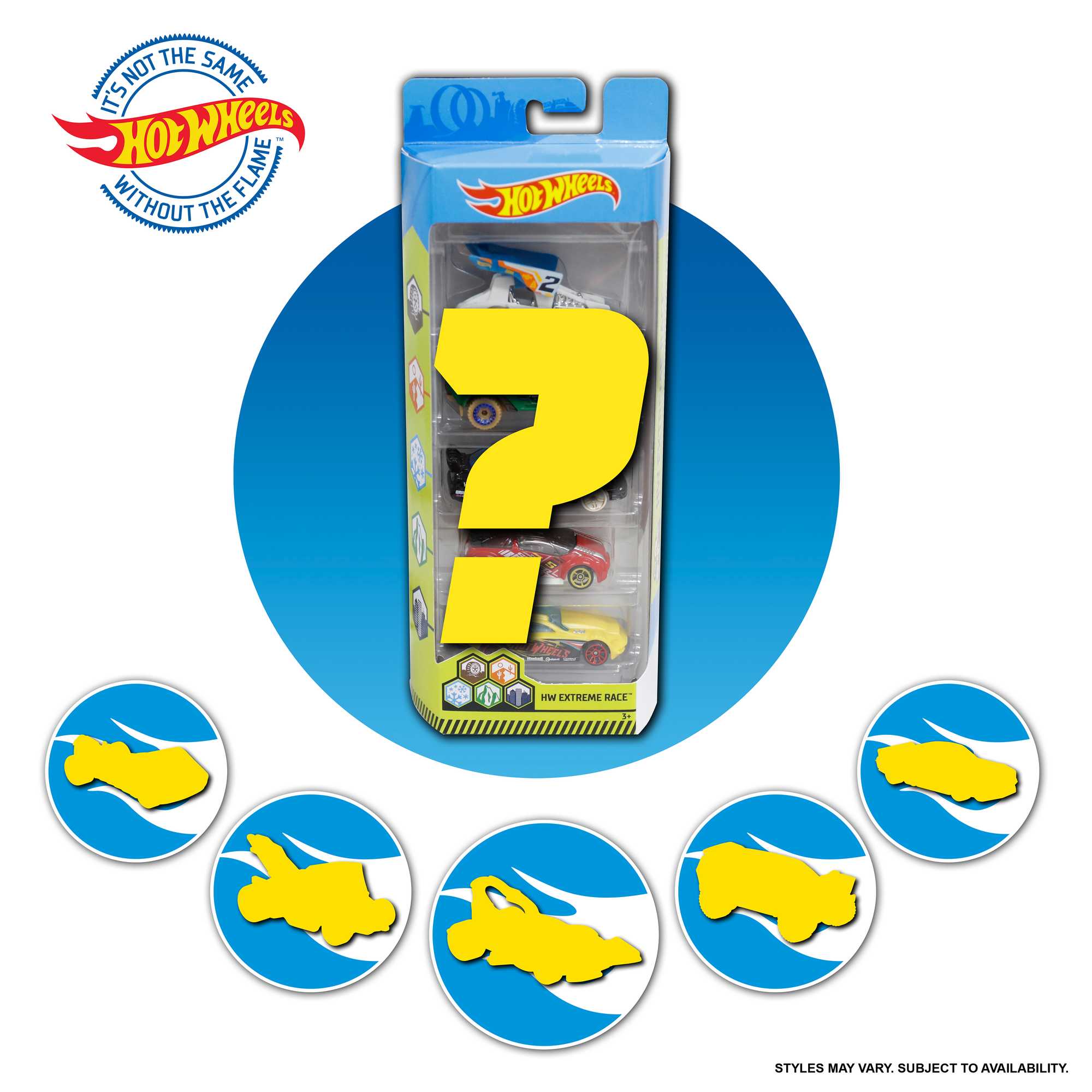 Hot Wheels Cars, 5-Pack Of Die-Cast Toy Cars Or Trucks in 1:64 Scale - Image 5