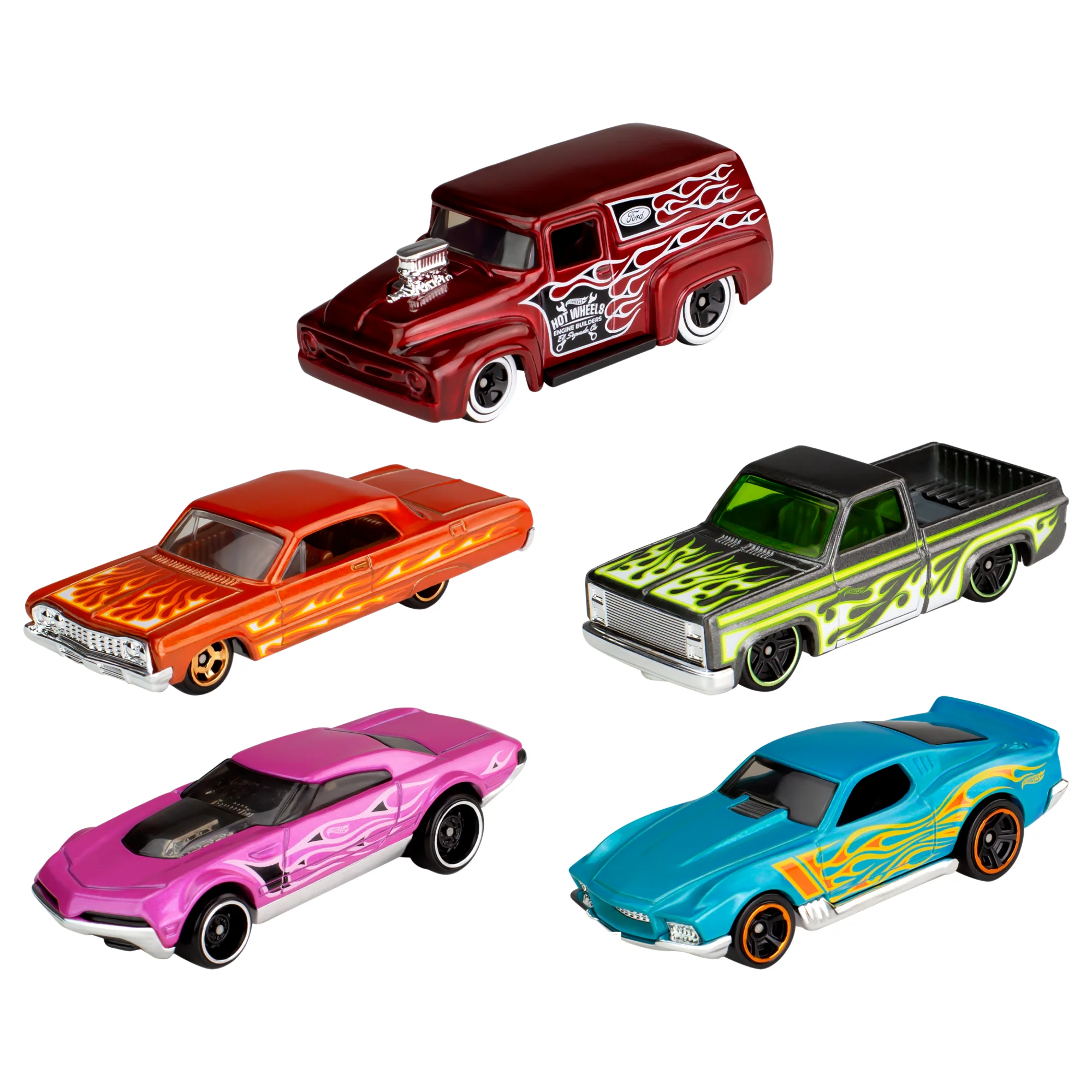 Hot Wheels Cars, 5-Pack Of Die-Cast Toy Cars Or Trucks in 1:64 Scale - Image 6