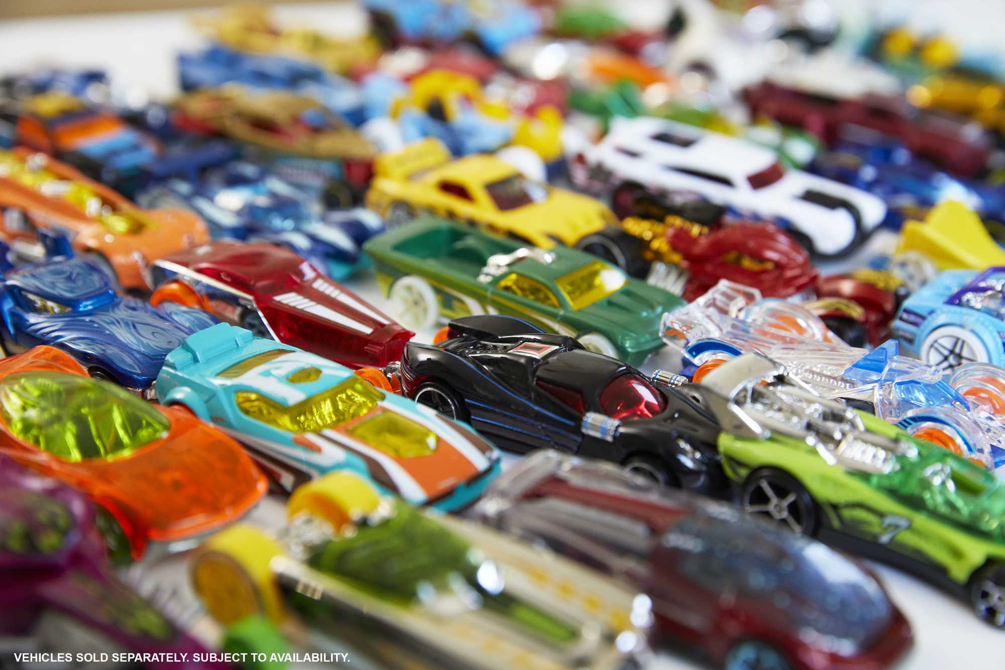 Hot Wheels Cars, Set Of 50 Toy Cars, Trucks & Aircraft in 1:64 Scale - Image 4