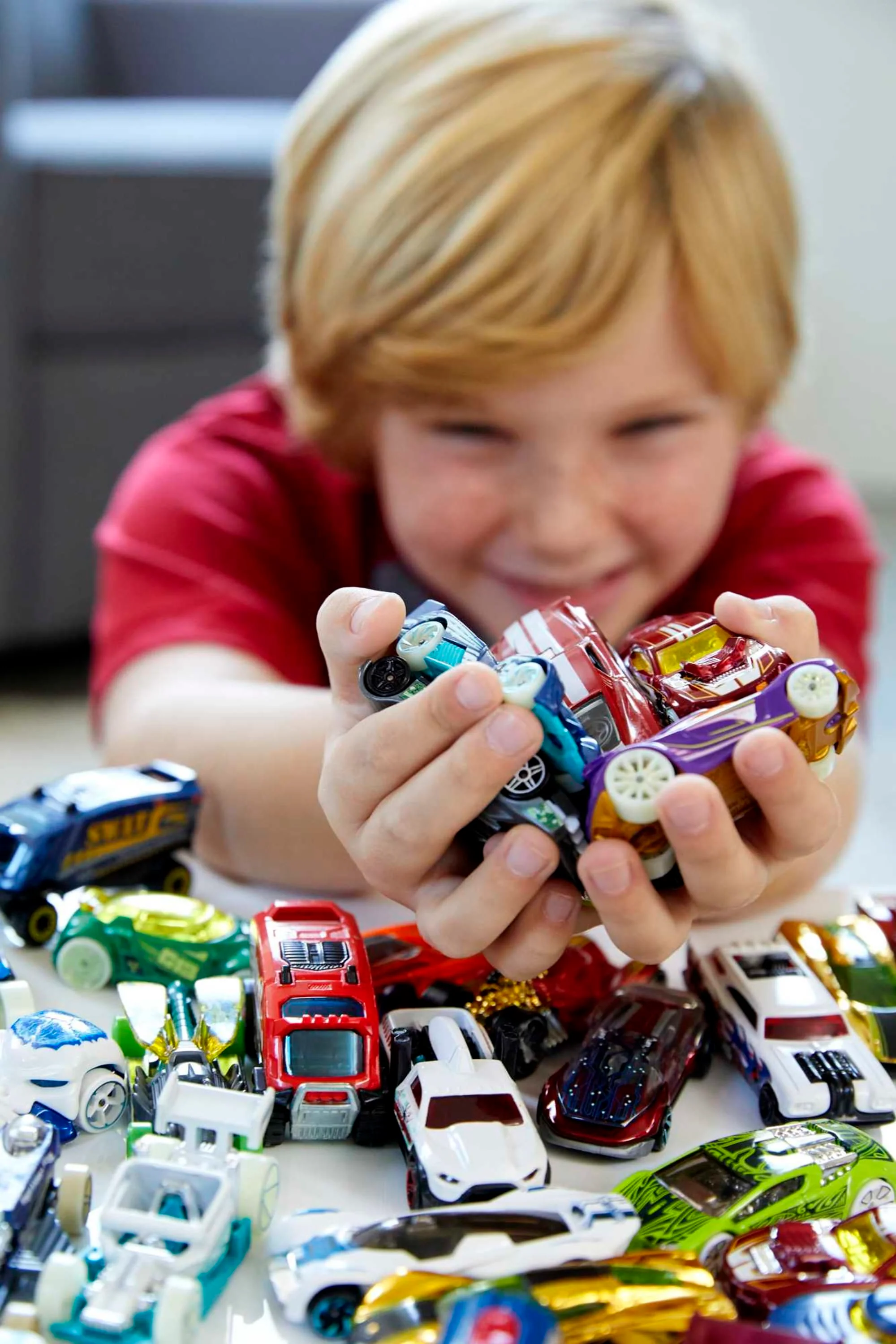 Hot Wheels 1:64 Scale Toy Cars & Trucks, 50-Pack - Image 2