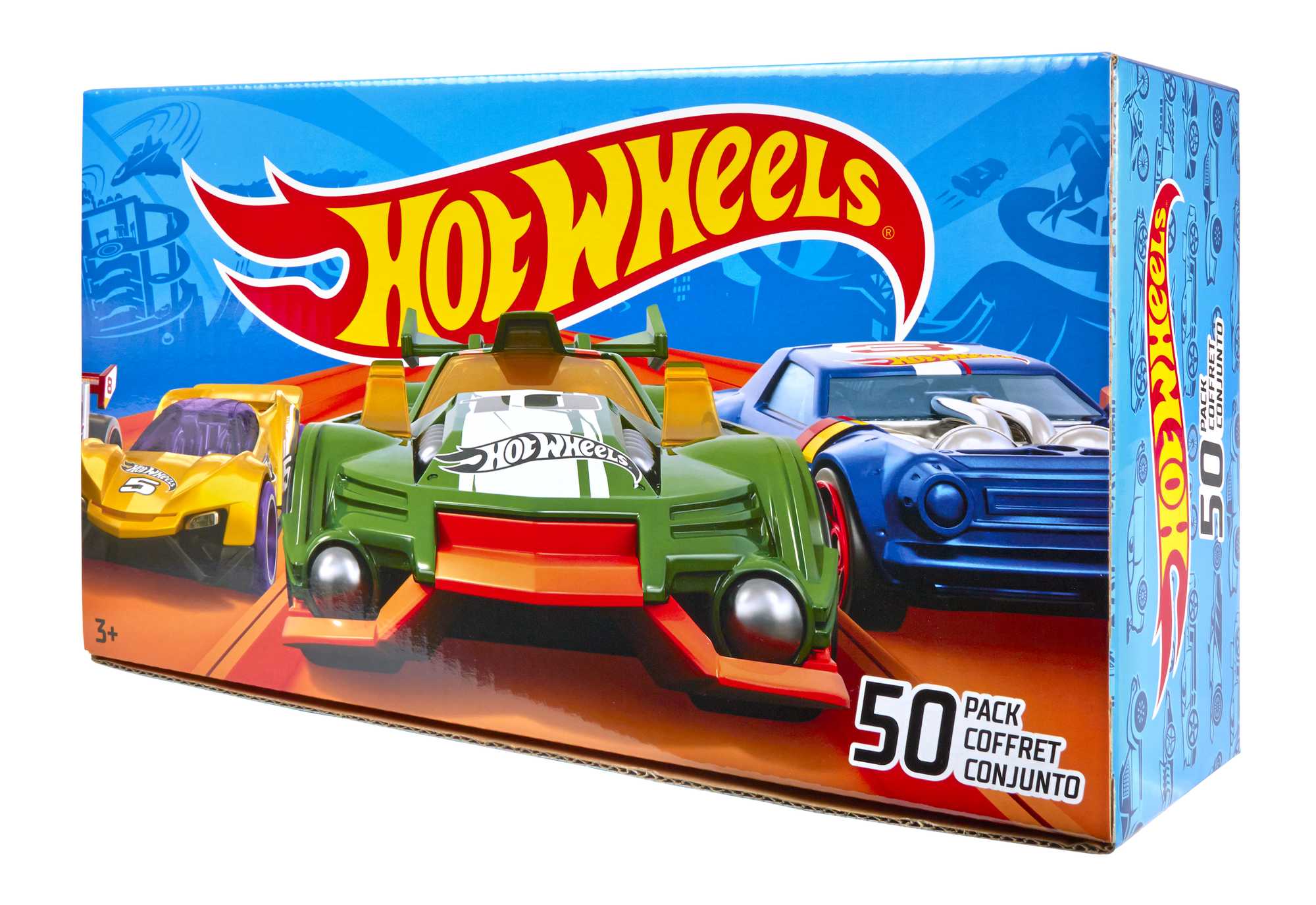 Hot Wheels 1:64 Scale Toy Cars & Trucks, 50-Pack - Image 6