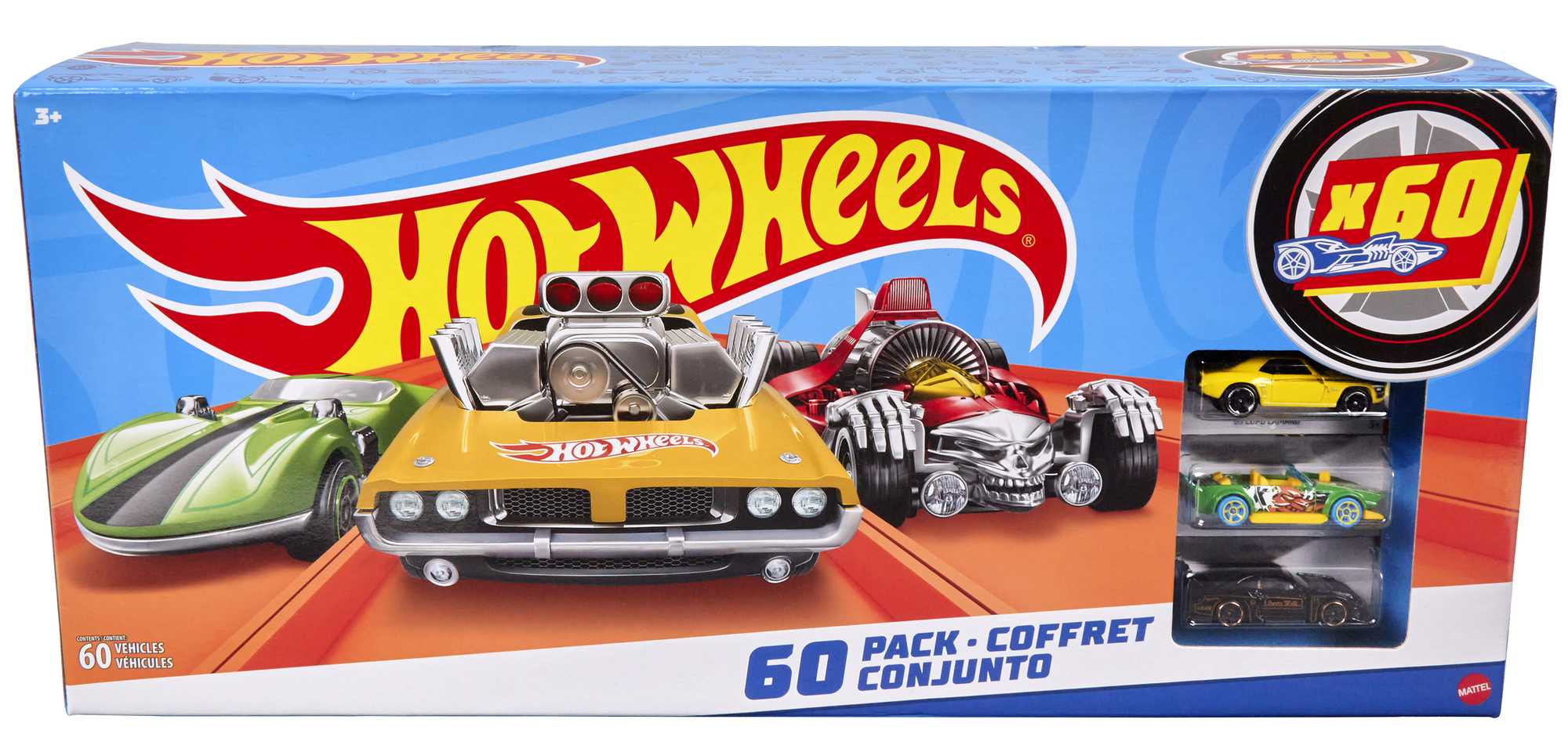 Hot Wheels 60-Pack1:64 Scale Die-Cast Toy Cars & Trucks - Image 6