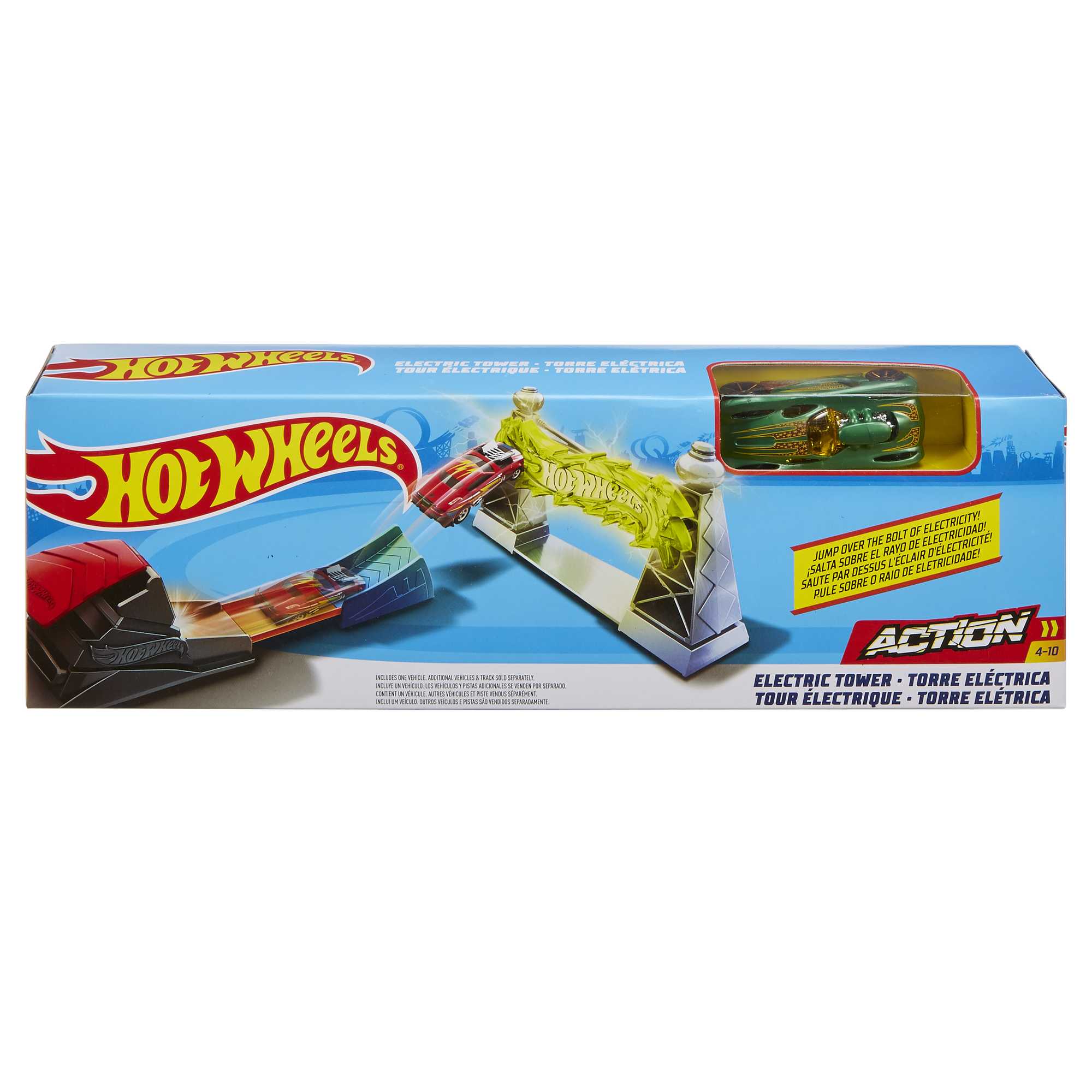 Hot Wheels Action Pista de Juguete Acrobacias Torre Eléctrica - Image 5