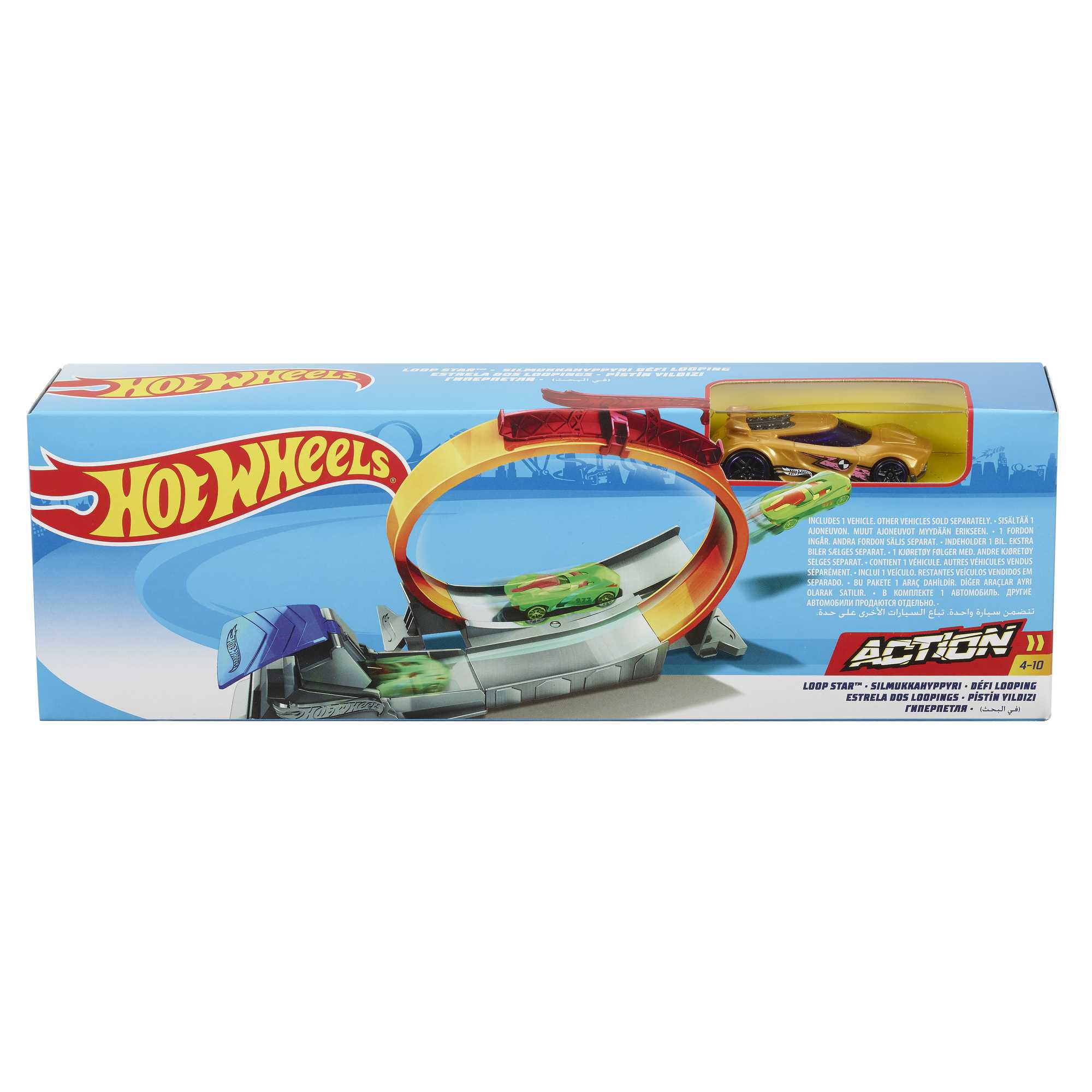 Hot Wheels Action Pista de Juguete Acrobacias Vuelta 360° - Image 4