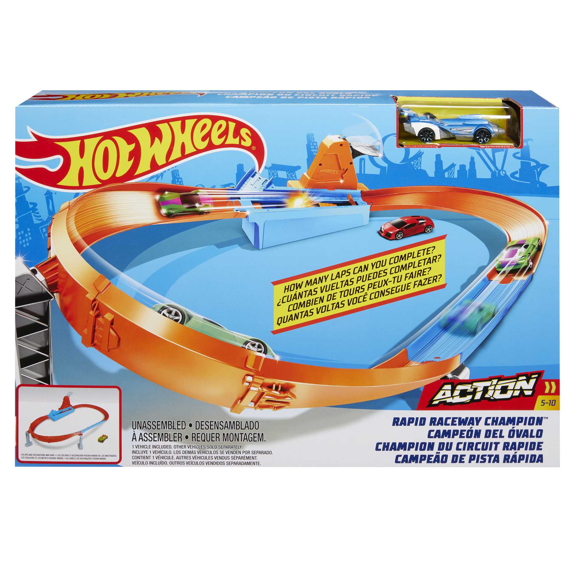 Hot Wheels Action Pista de Juguete Campeonato de Rapidez - Image 5