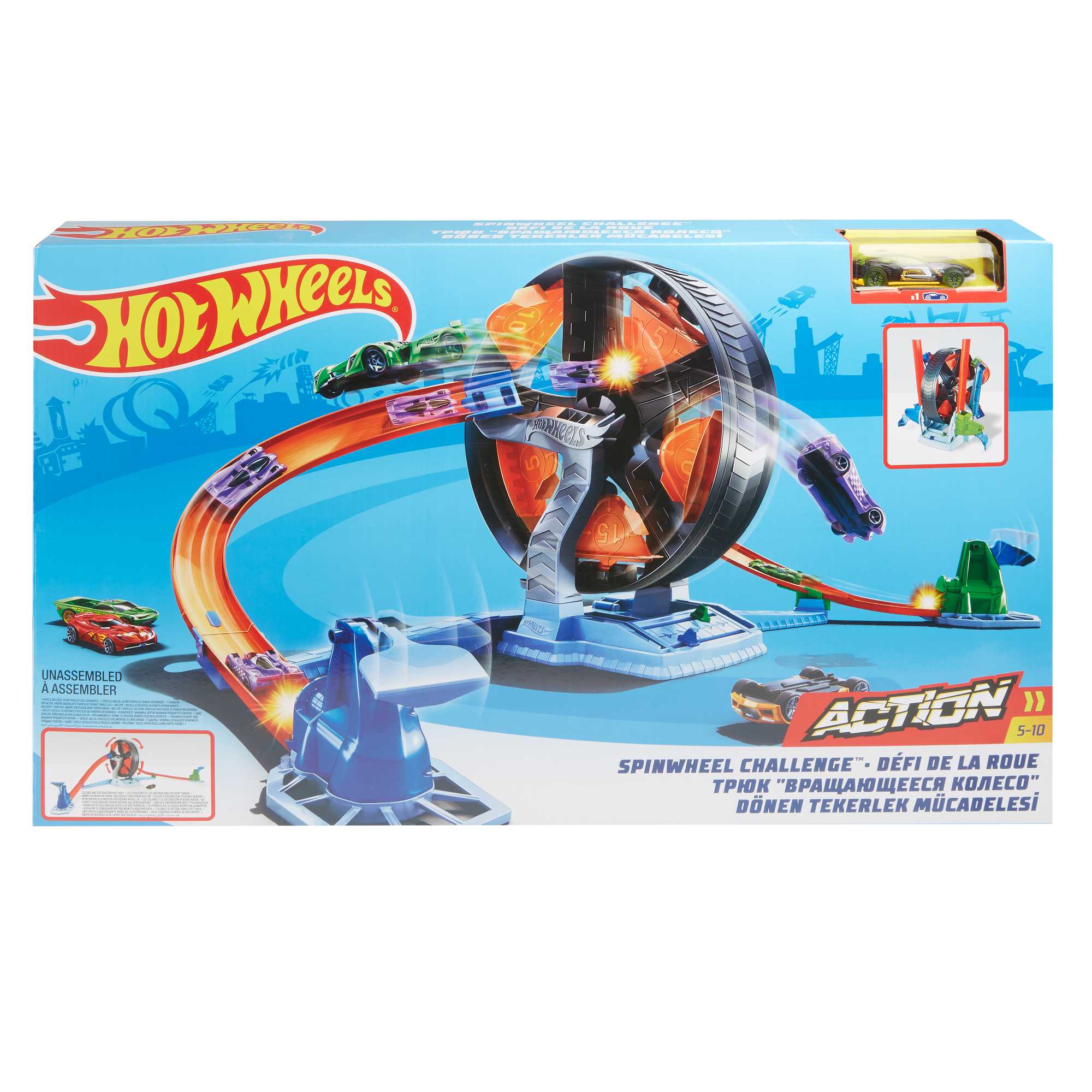 Hot Wheels Action Pista de Juguete Giros Extremos - Image 6