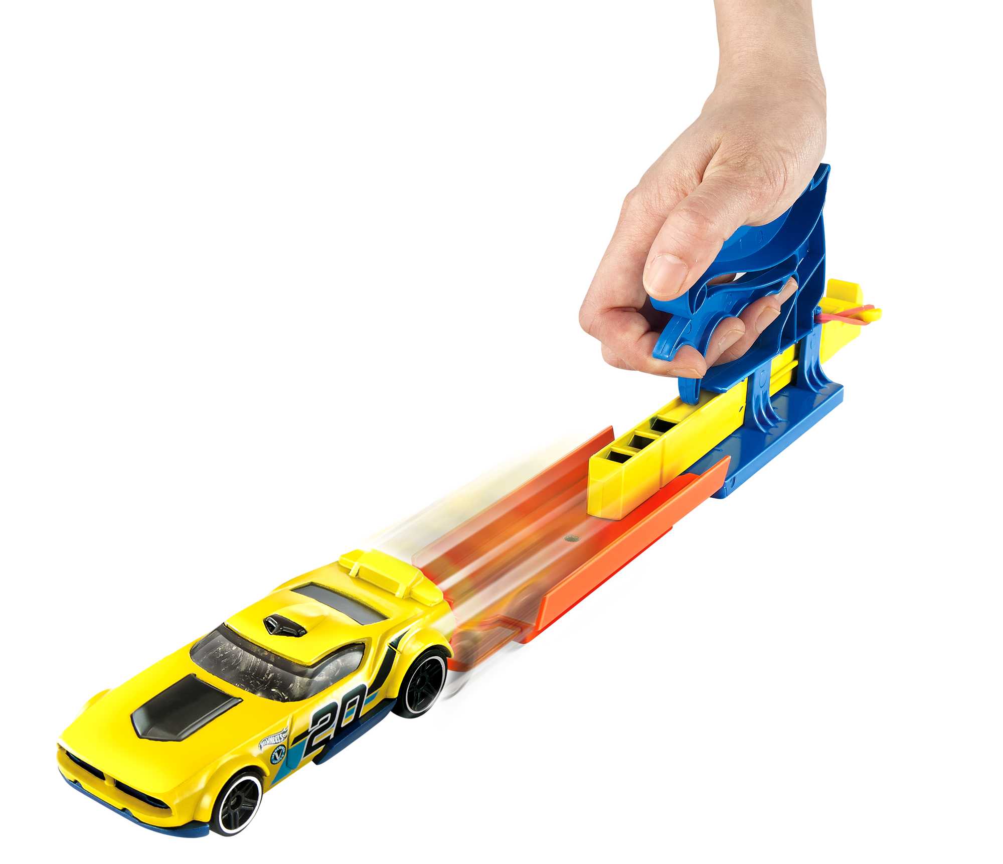 Hot Wheels Action Pista de Juguete Lanzador de Bolsillo Azul - Image 3