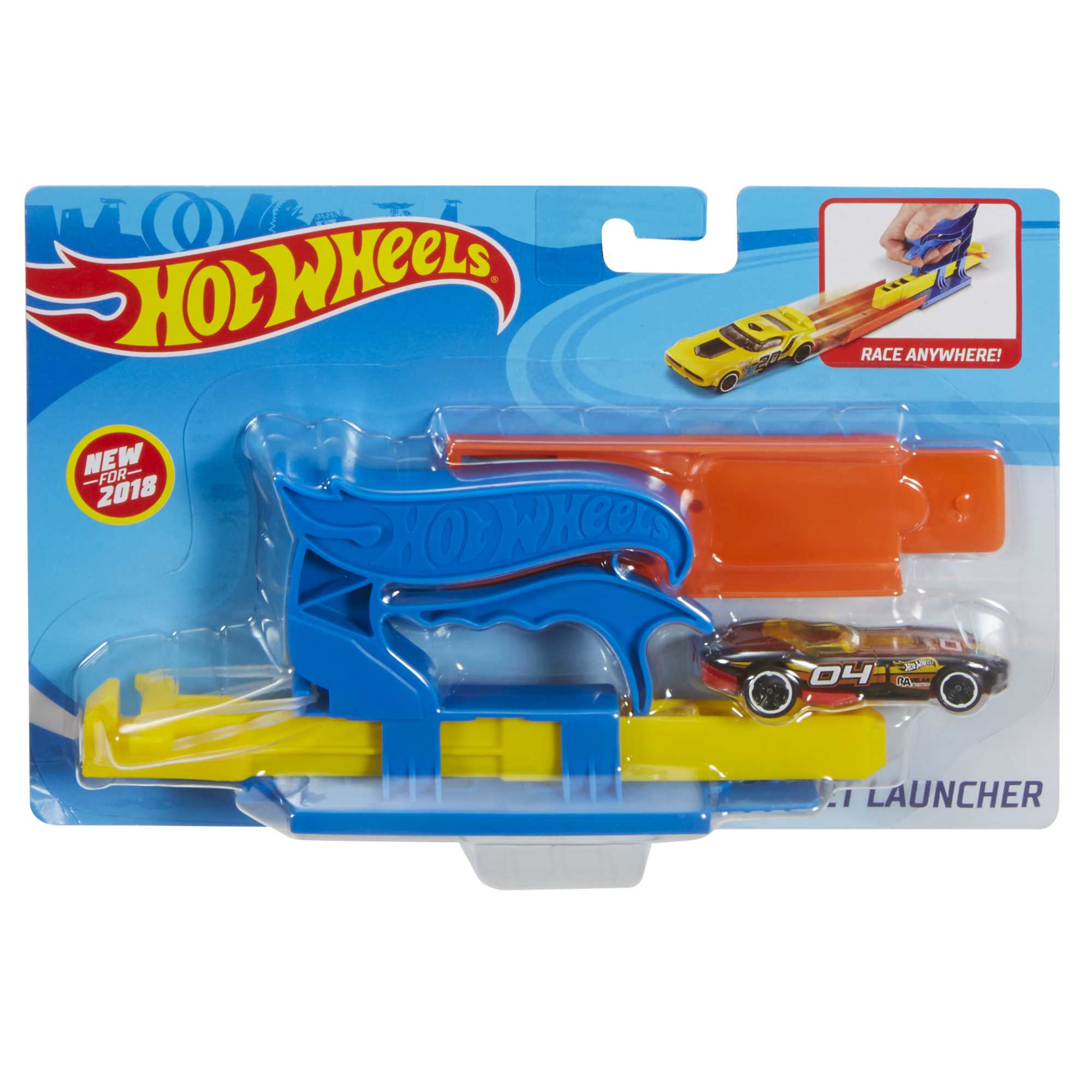 Hot Wheels Action Pista de Juguete Lanzador de Bolsillo Azul - Image 4