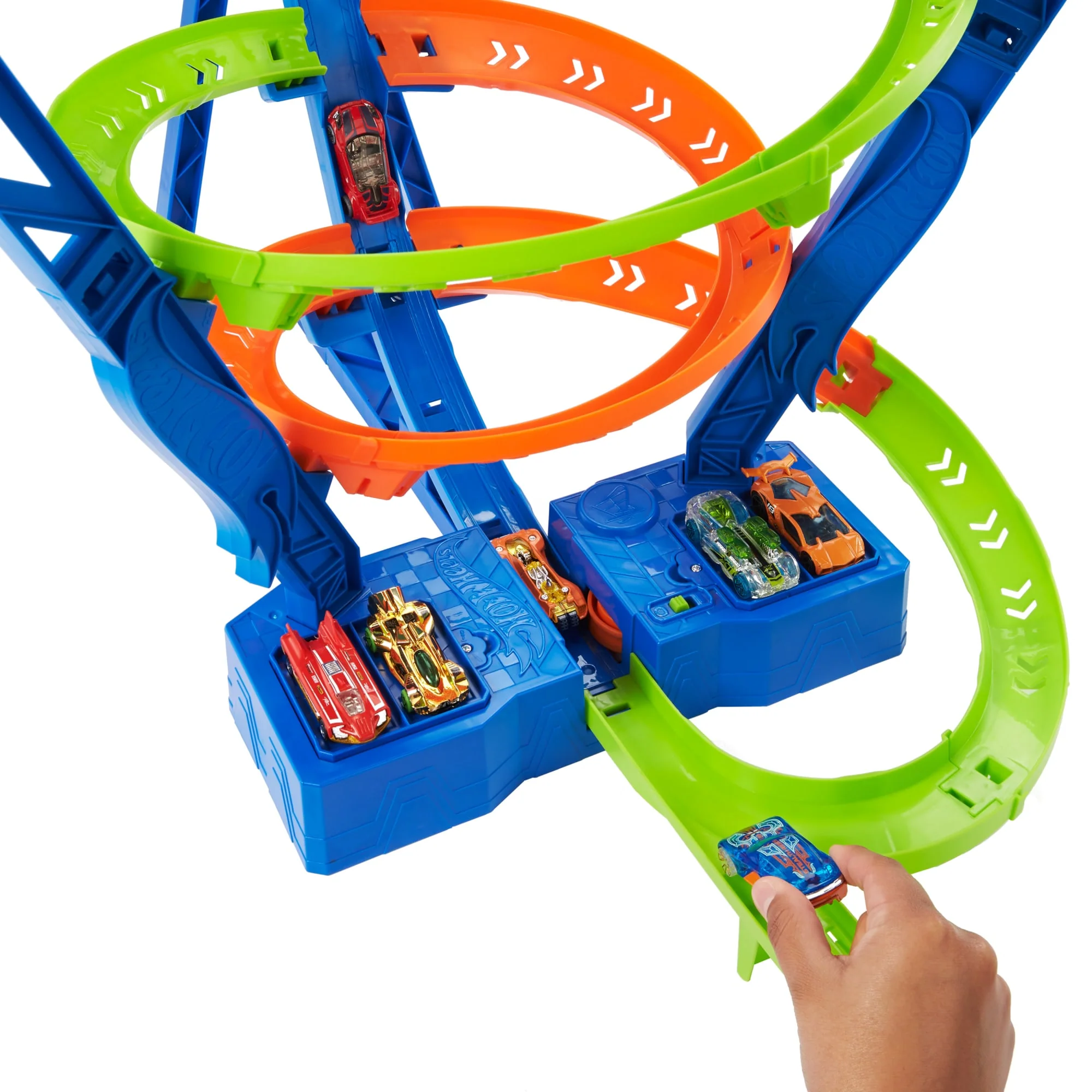 Hot Wheels Action Spirale Vitesse et Collisions - Image 3