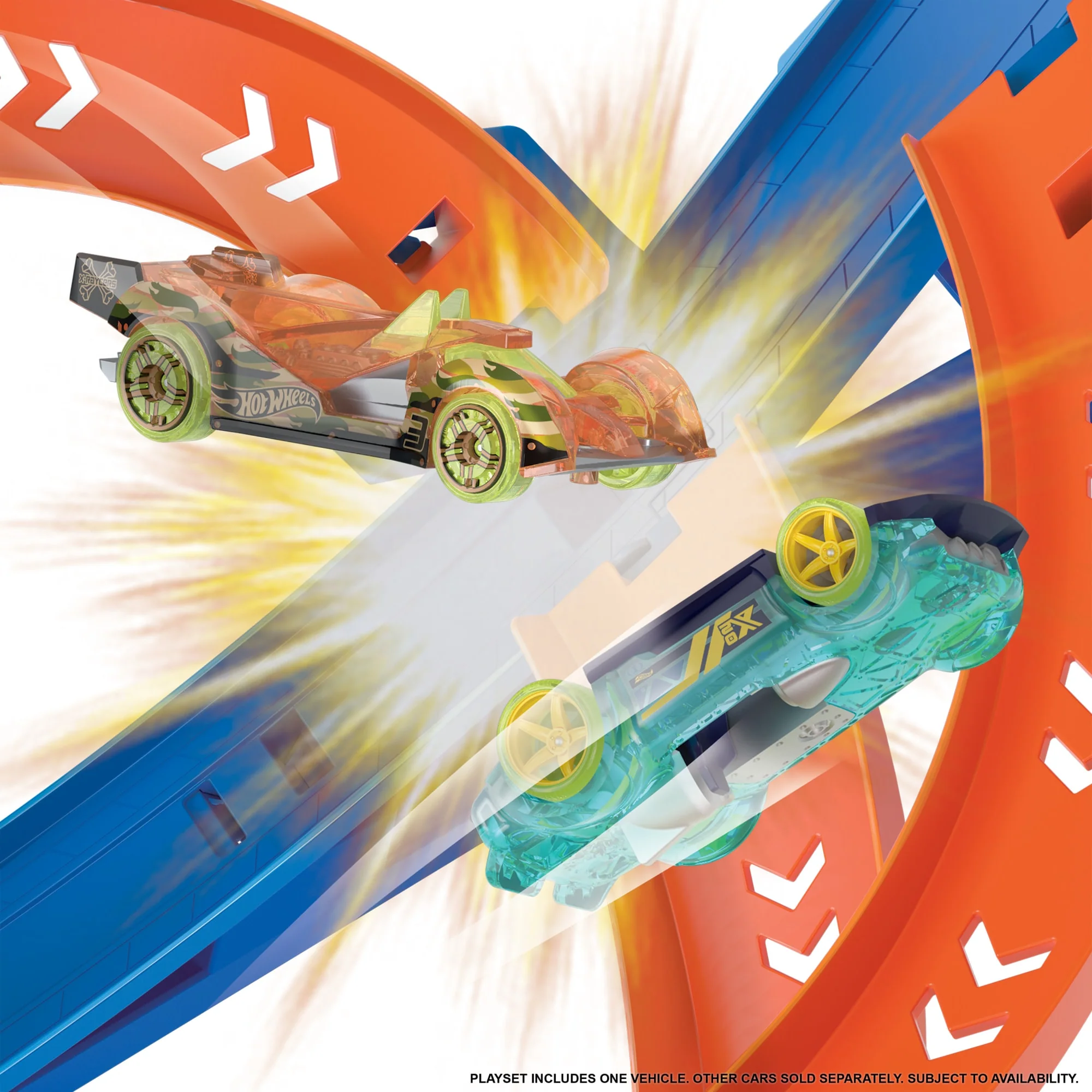 Hot Wheels Action Spirale Vitesse et Collisions - Image 5