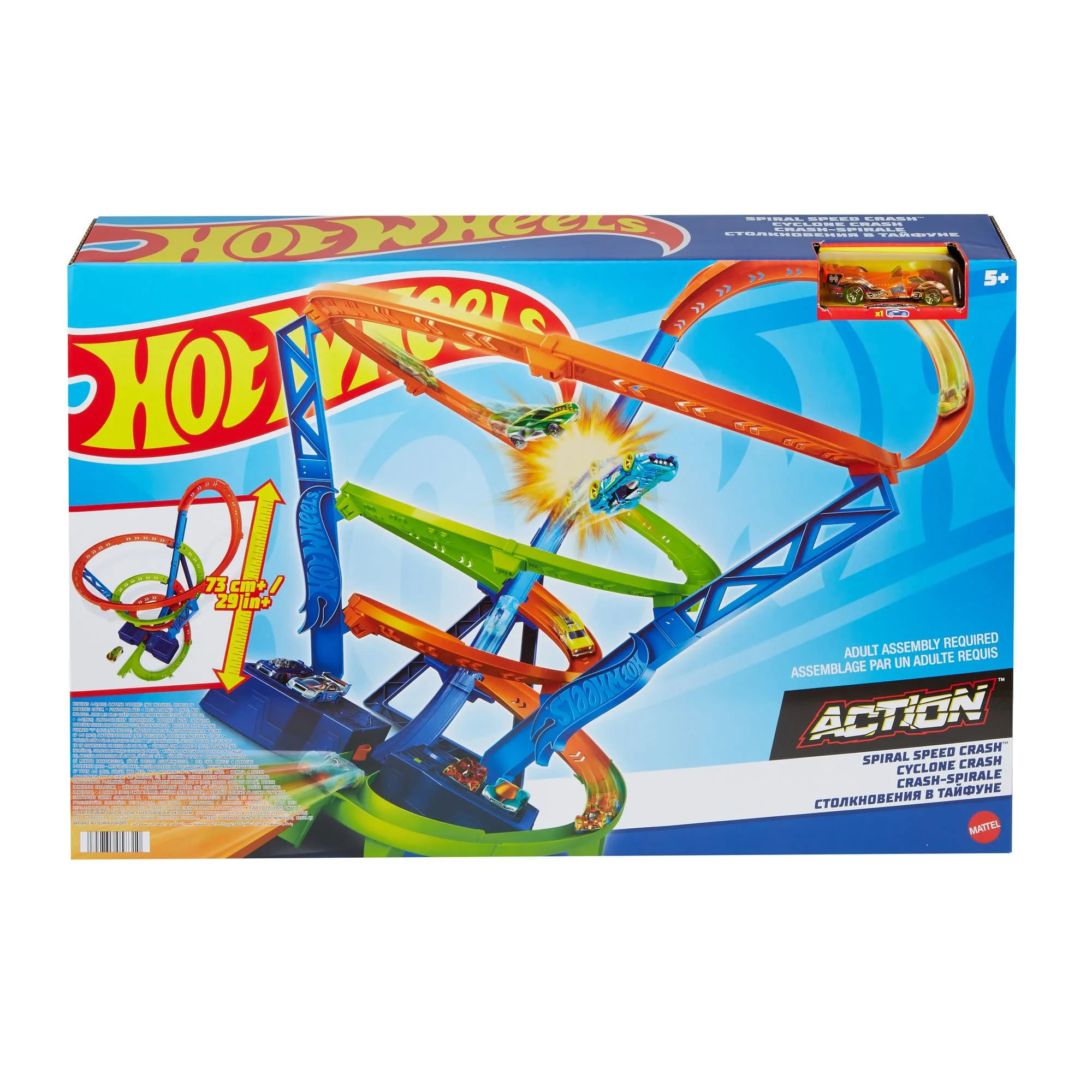 Hot Wheels Action Spirale Vitesse et Collisions - Image 6