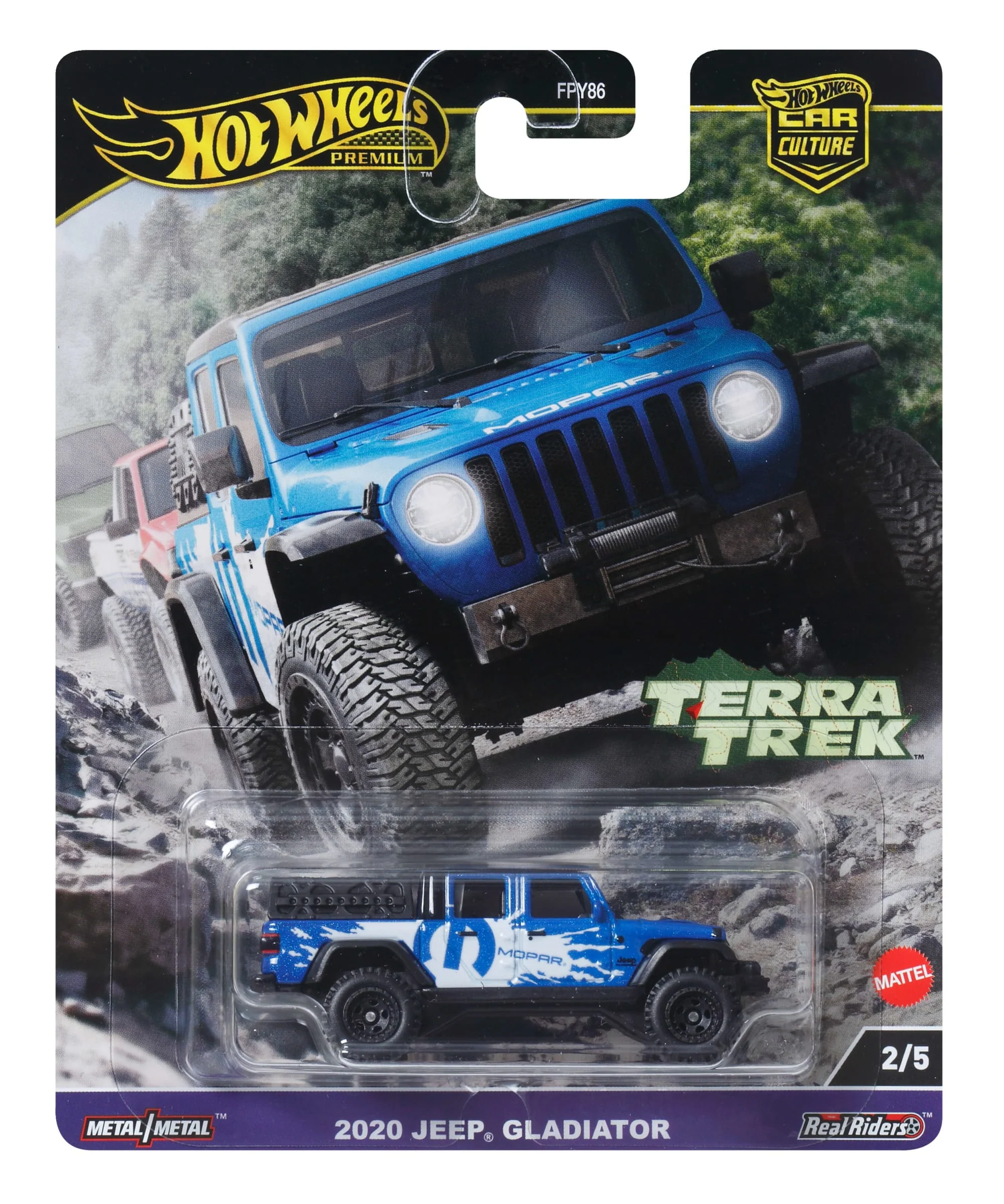Hot Wheels Premium Car Culture Terra Trek Jeep Gladiator 1:64 Scale Collectible Toy Vehicle - Image 6