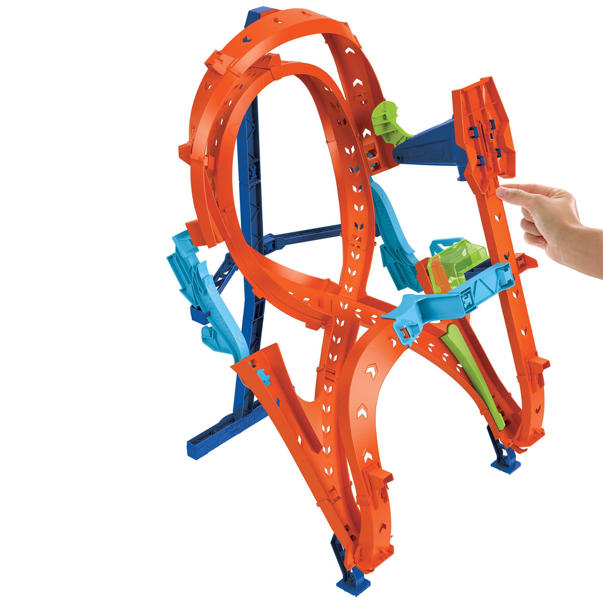 Hot Wheels-Cascade Grand Huit-Coffret 2 Pistes, 1 Voiture Hot Wheels - Image 5