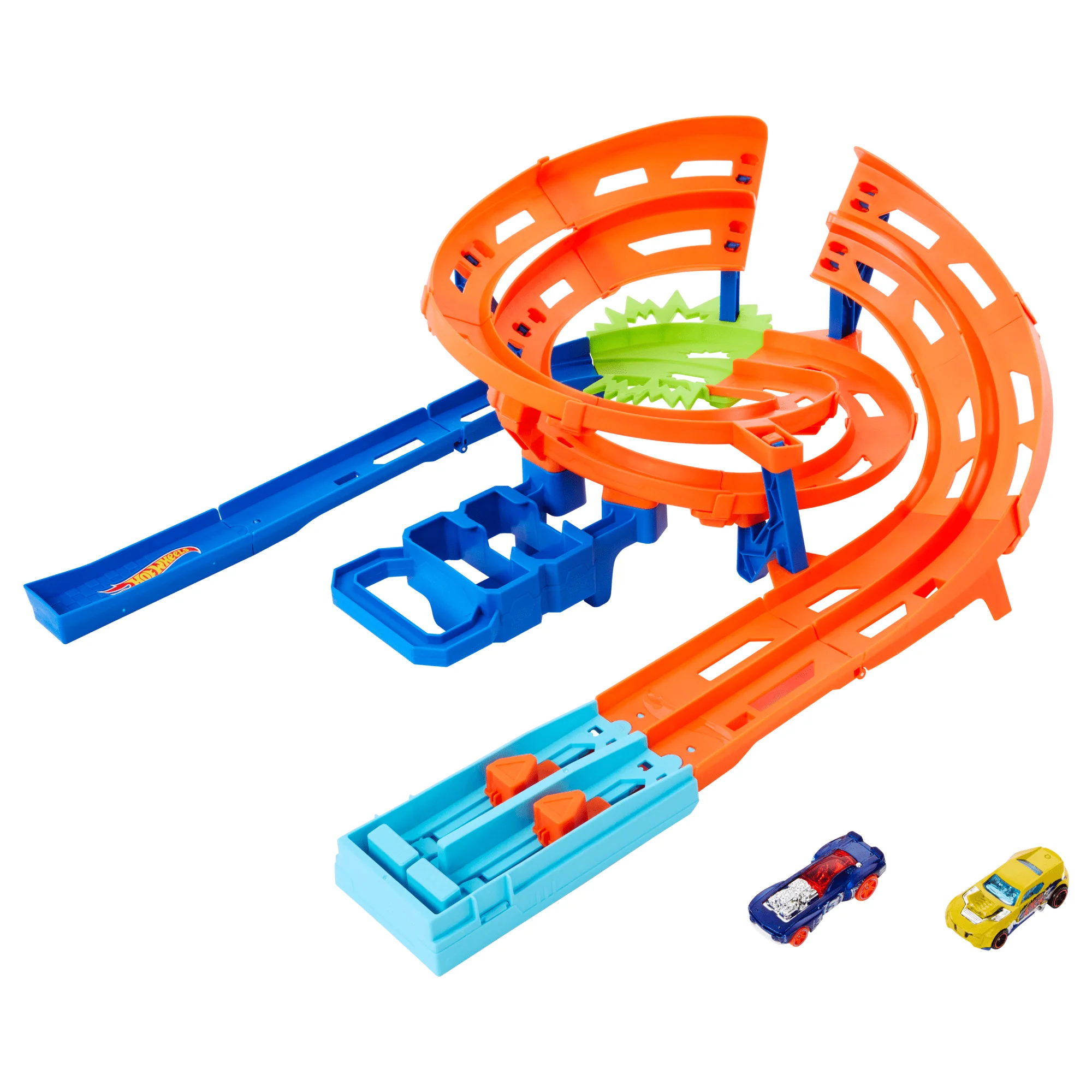 Hot Wheels  Circuit Spirale D’Accélération, 2Véhicules, Échelle1:64 - Image 3