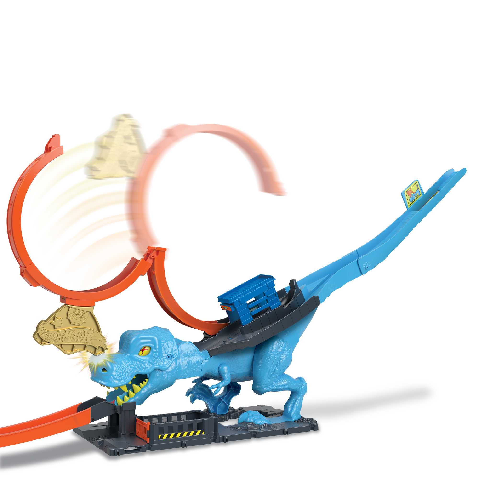 Hot Wheels City-L’Attaque du T-Rex-Coffret Looping, 1 Voiture Incluse - Image 6