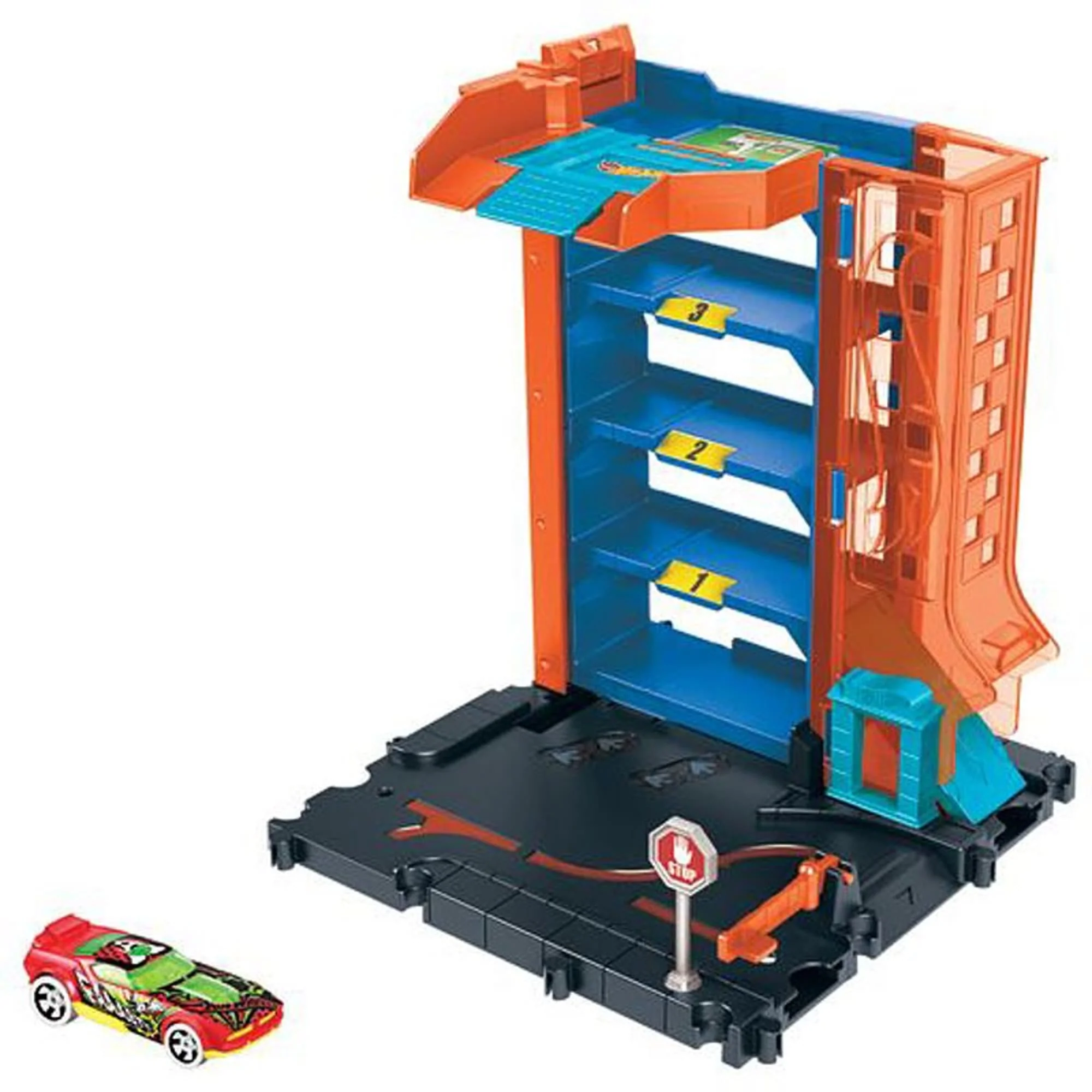 Hot Wheels City Pista de Brinquedo Garage Altura Dupla - Image 3