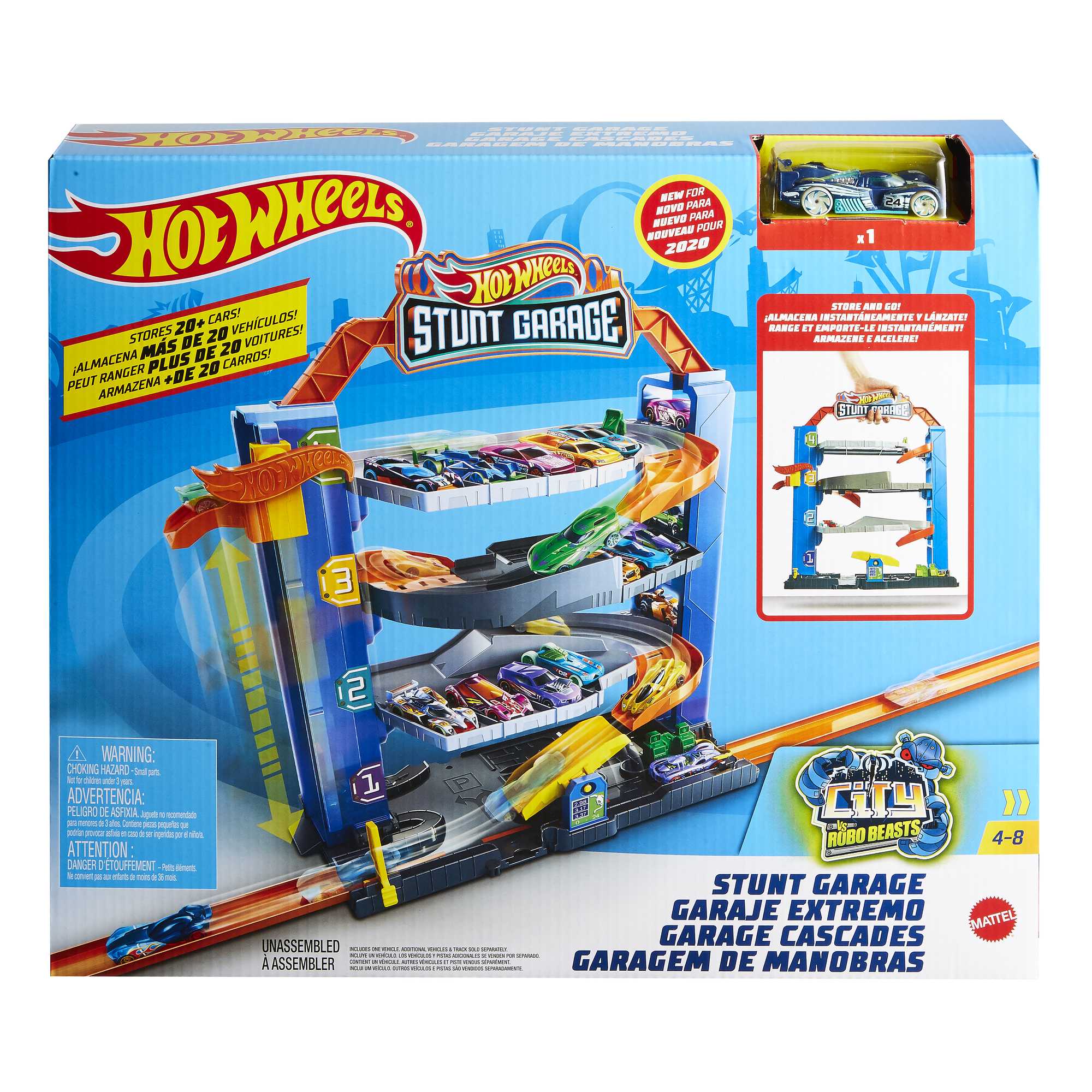 Hot Wheels City Pista de Brinquedo Garagem Extremo - Image 6