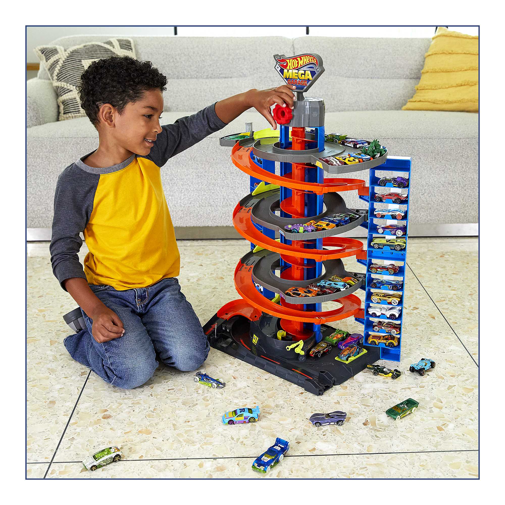 Hot Wheels City Pista de Brinquedo Mega Garage - Image 2