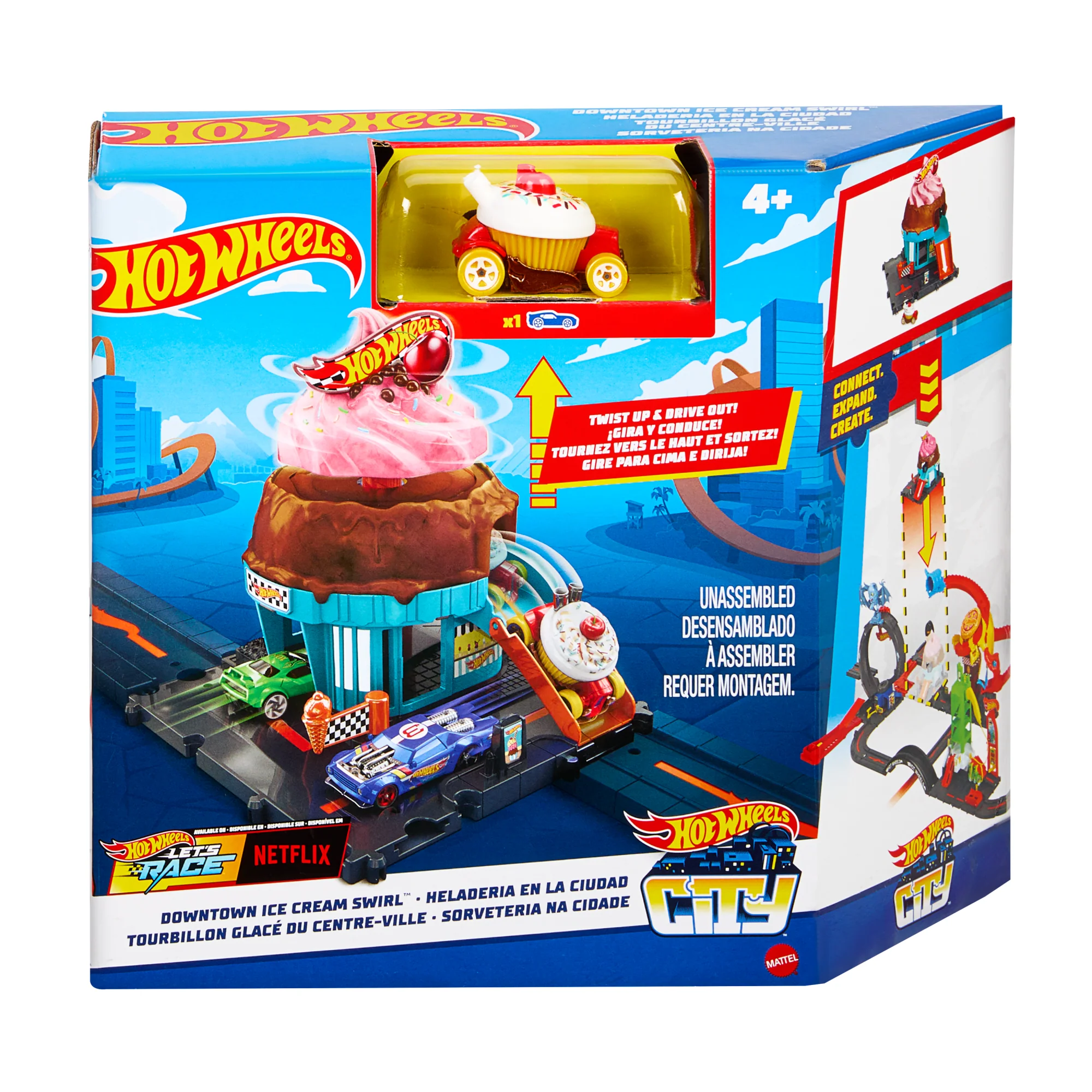 Hot Wheels City Pista de Brinquedo Sorveteria - Image 6