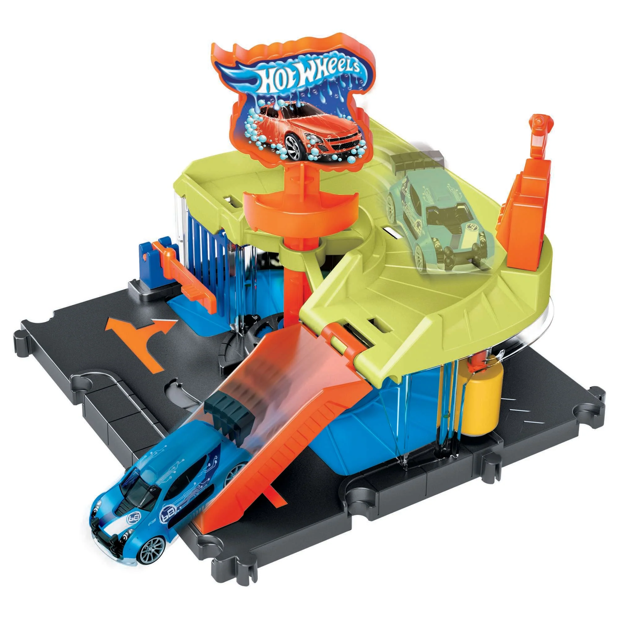 Hot Wheels City Pista de Juguete Autolavado de la Ciudad - Image 3