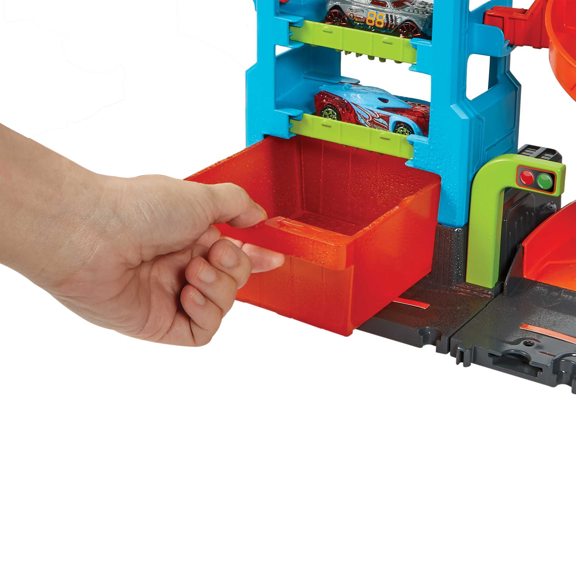Hot Wheels City Pista de Juguete Autolavado Mega Torre - Image 4