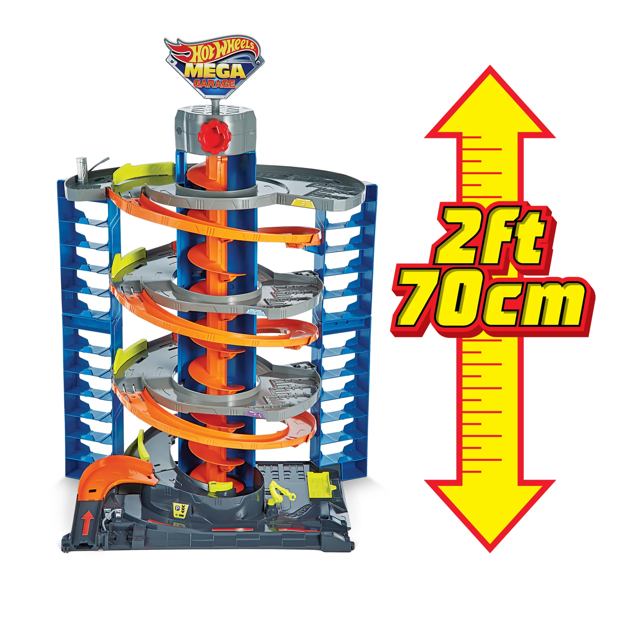 Hot Wheels City Pista de Juguete Mega Garage - Image 2