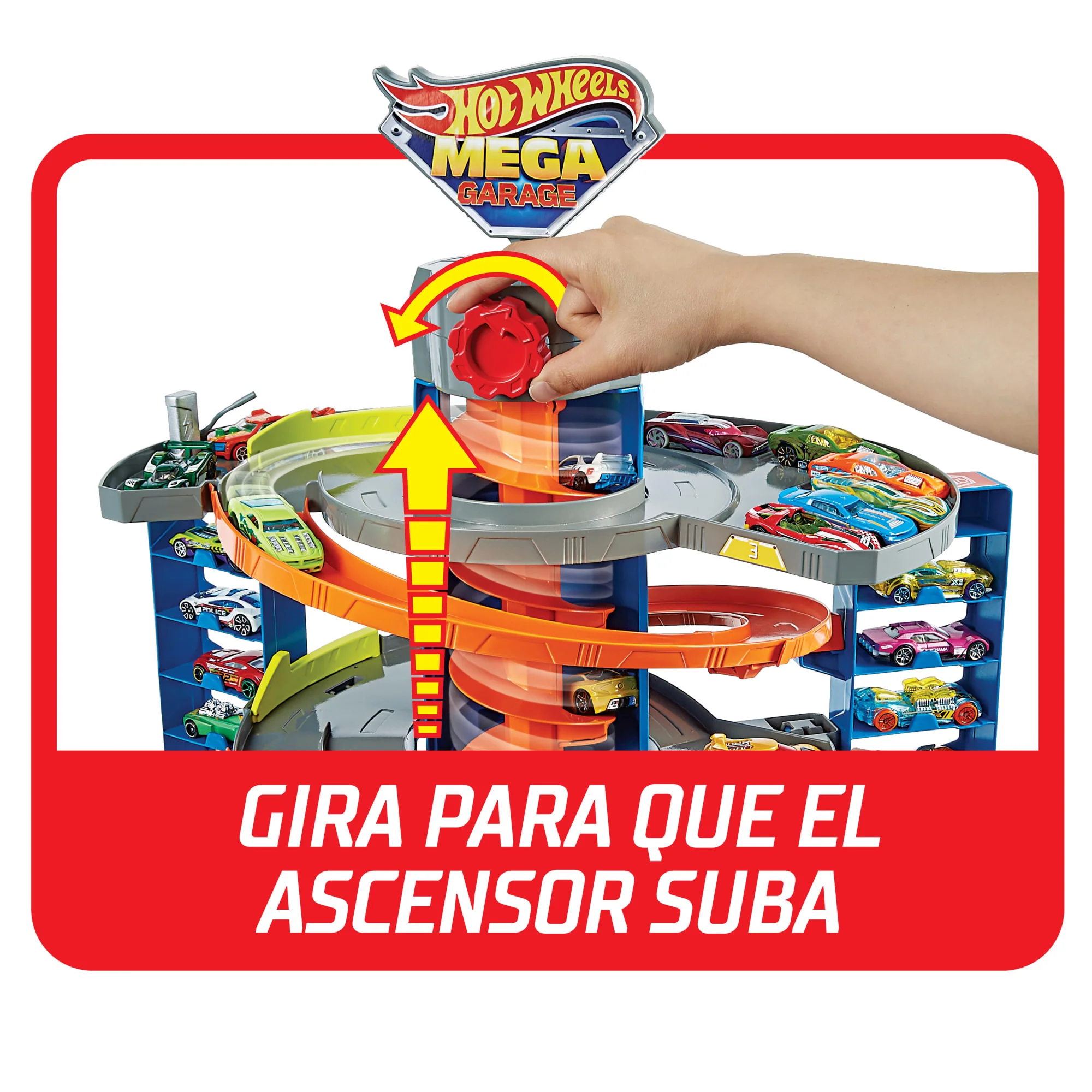 Hot Wheels City Pista de Juguete Mega Garage - Image 4
