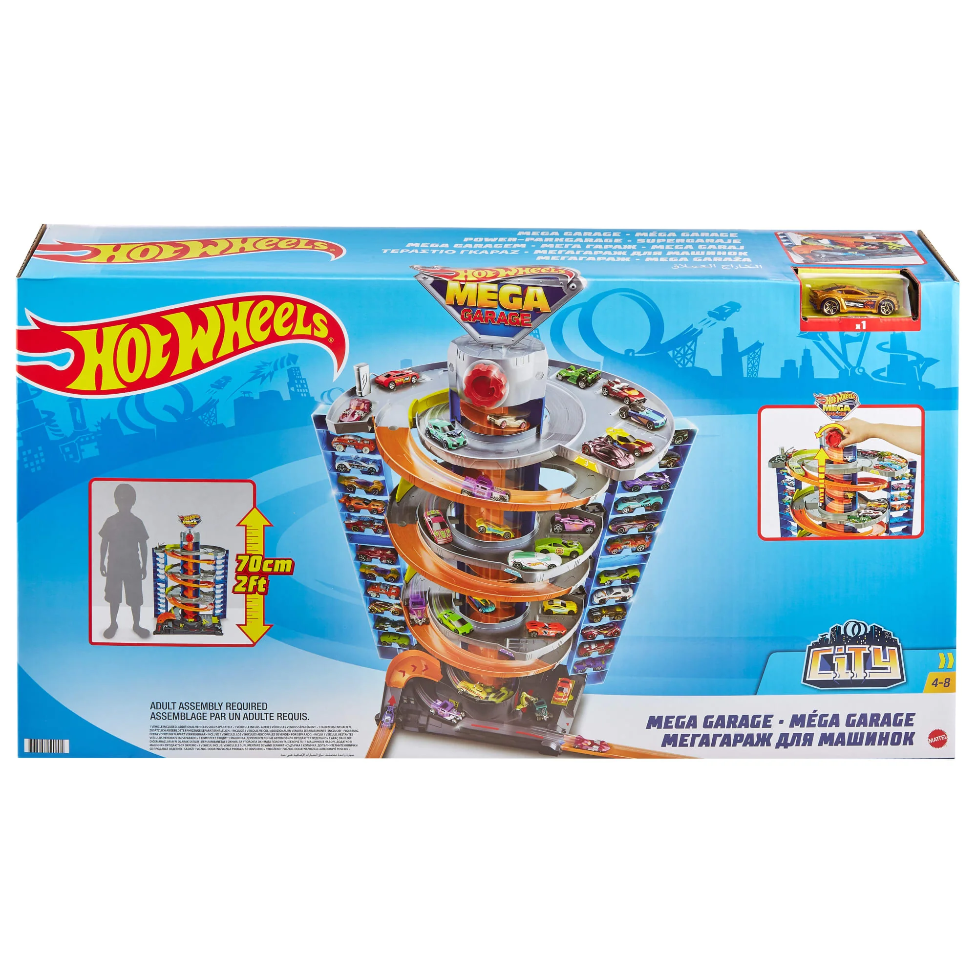 Hot Wheels City Pista de Juguete Mega Garage - Image 6