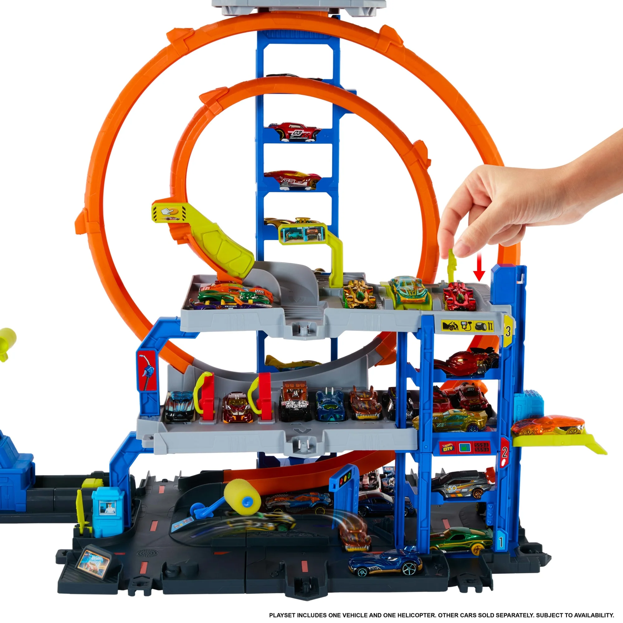 Hot Wheels City Pista de Juguete Mega Garage - Image 4